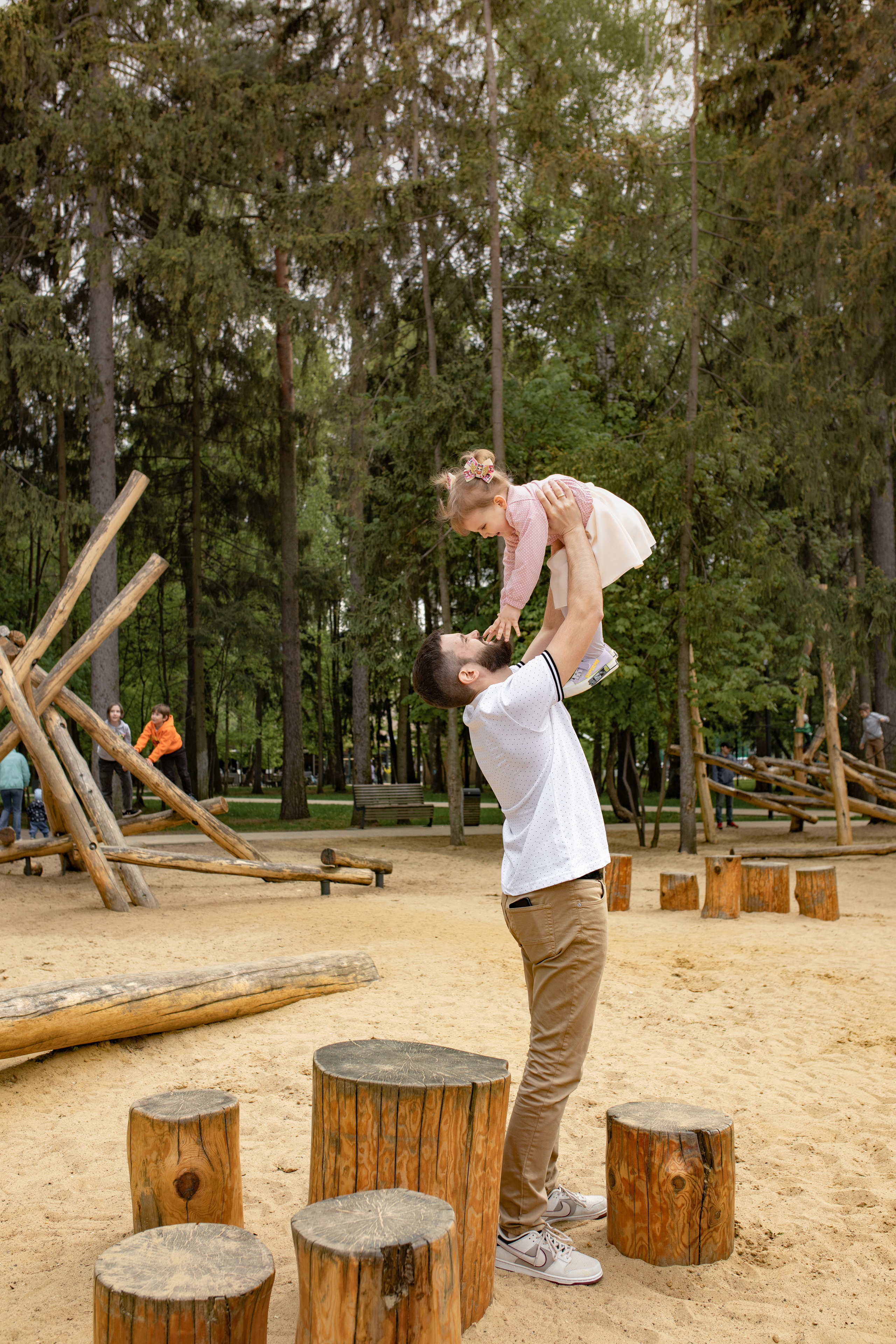 Семейная фотосессия в парке. Фотограф в Железнодорожном и Балашихе