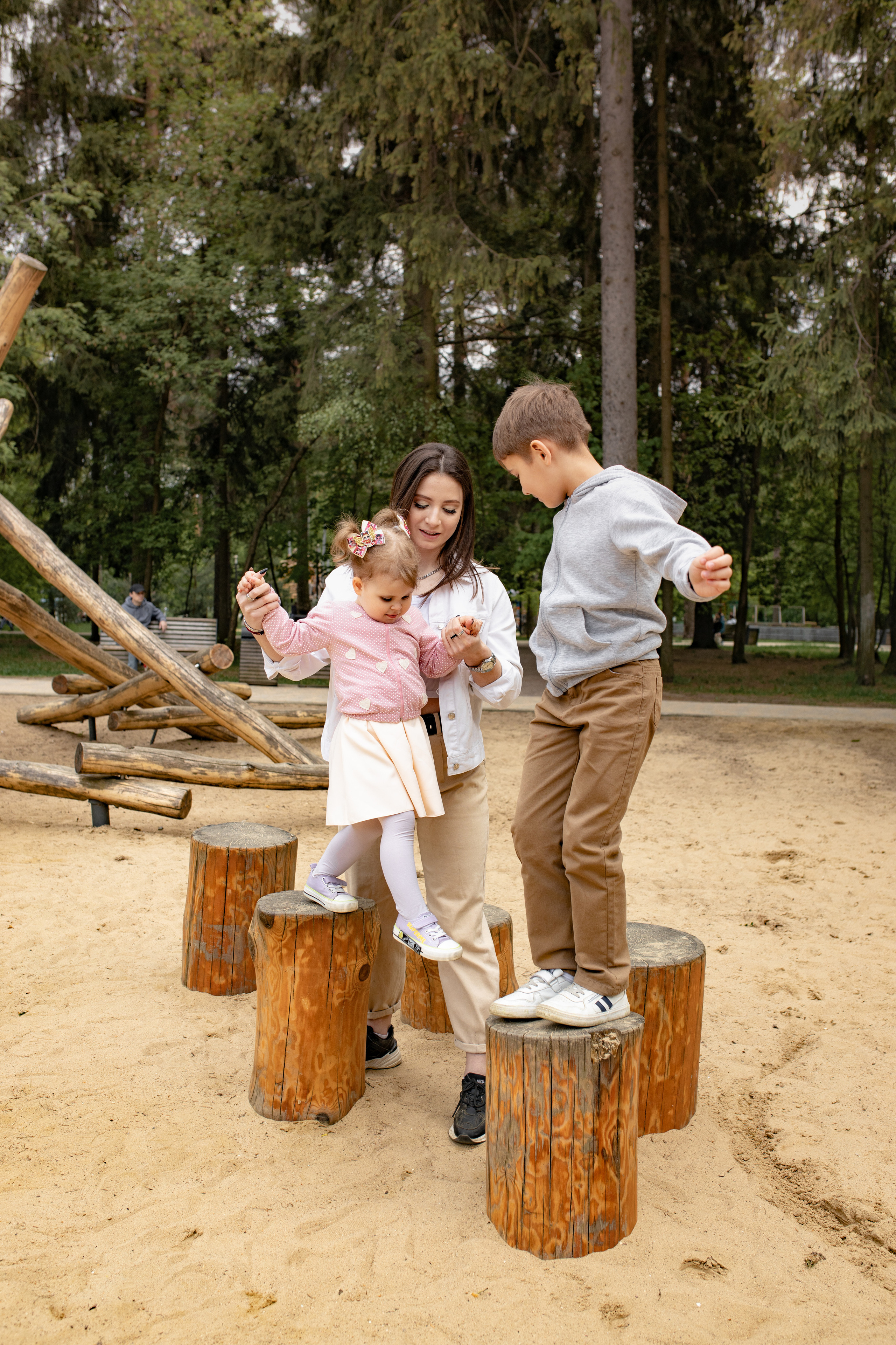 Семейная фотосессия в парке. Фотограф в Железнодорожном и Балашихе