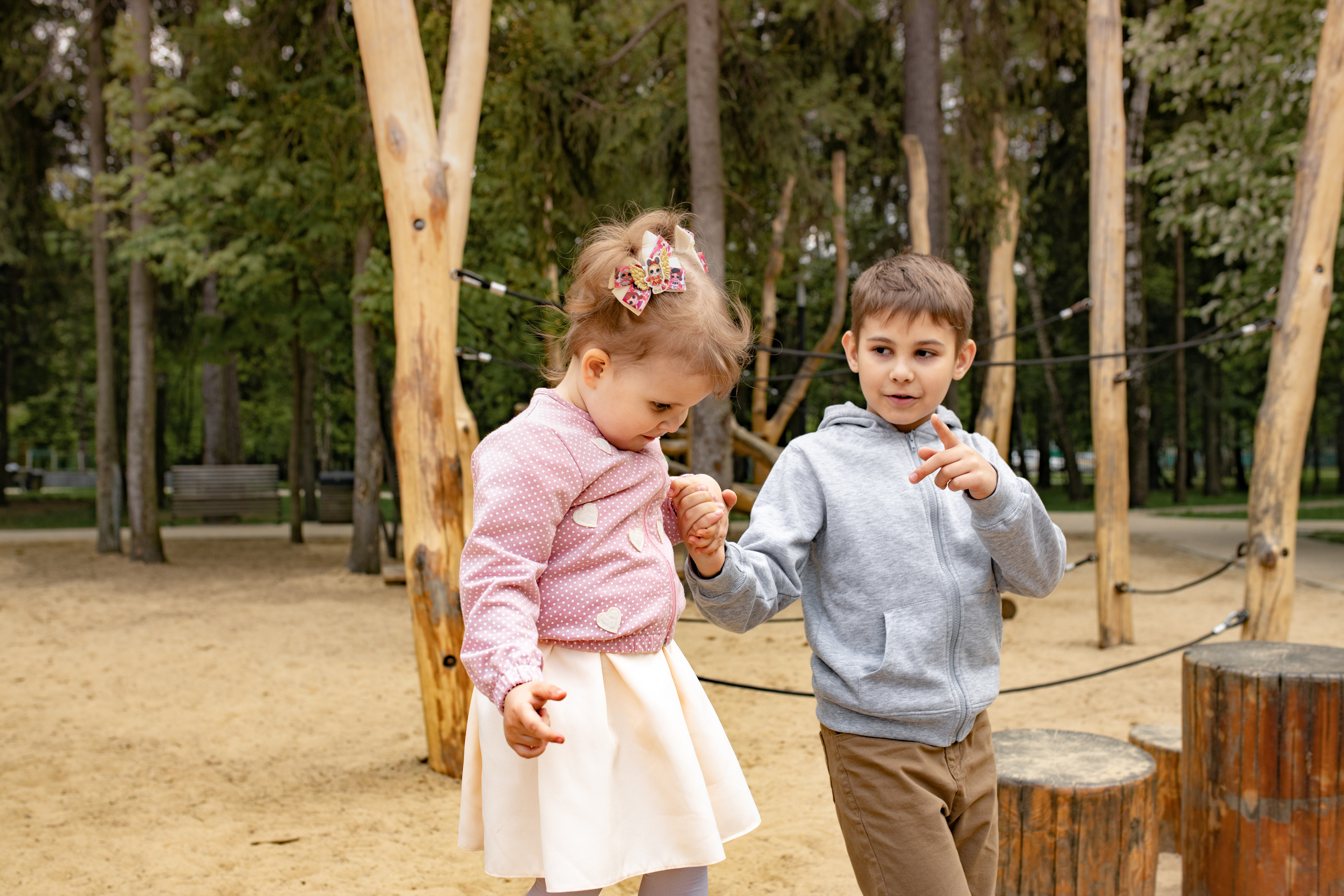 Семейная фотосессия в парке. Фотограф в Железнодорожном и Балашихе