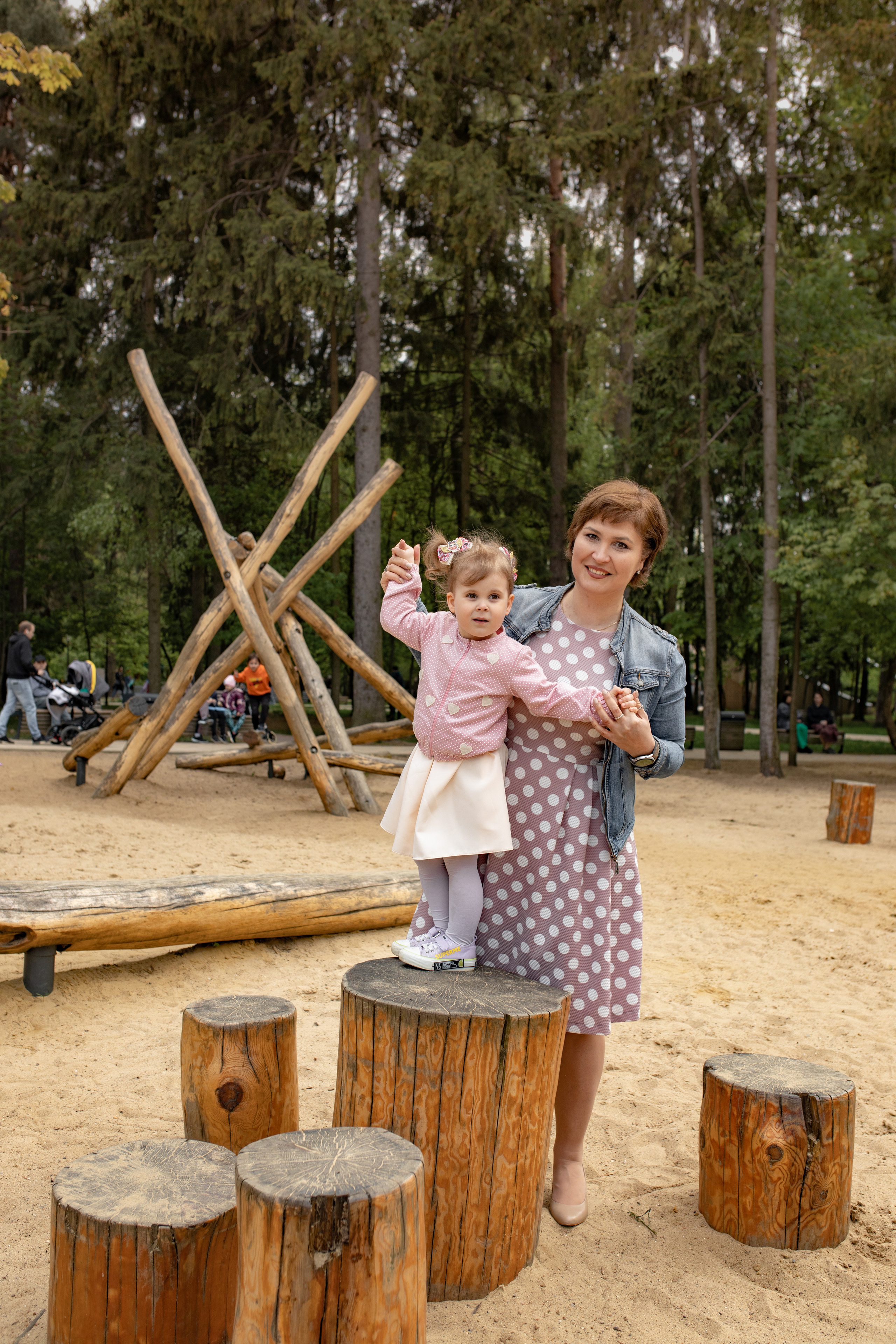 Семейная фотосессия в парке. Фотограф в Железнодорожном и Балашихе