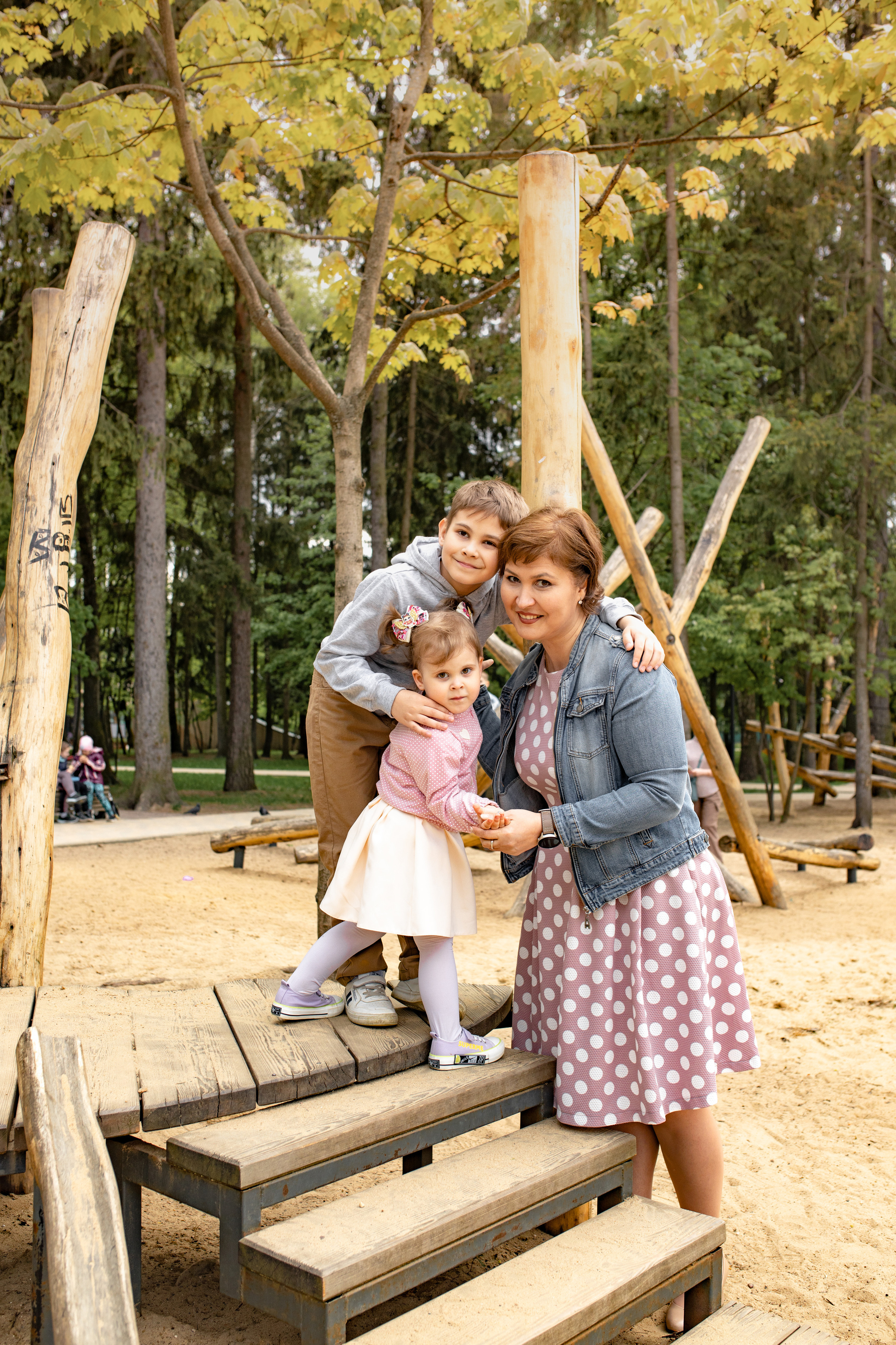 Семейная фотосессия в парке. Фотограф в Железнодорожном и Балашихе