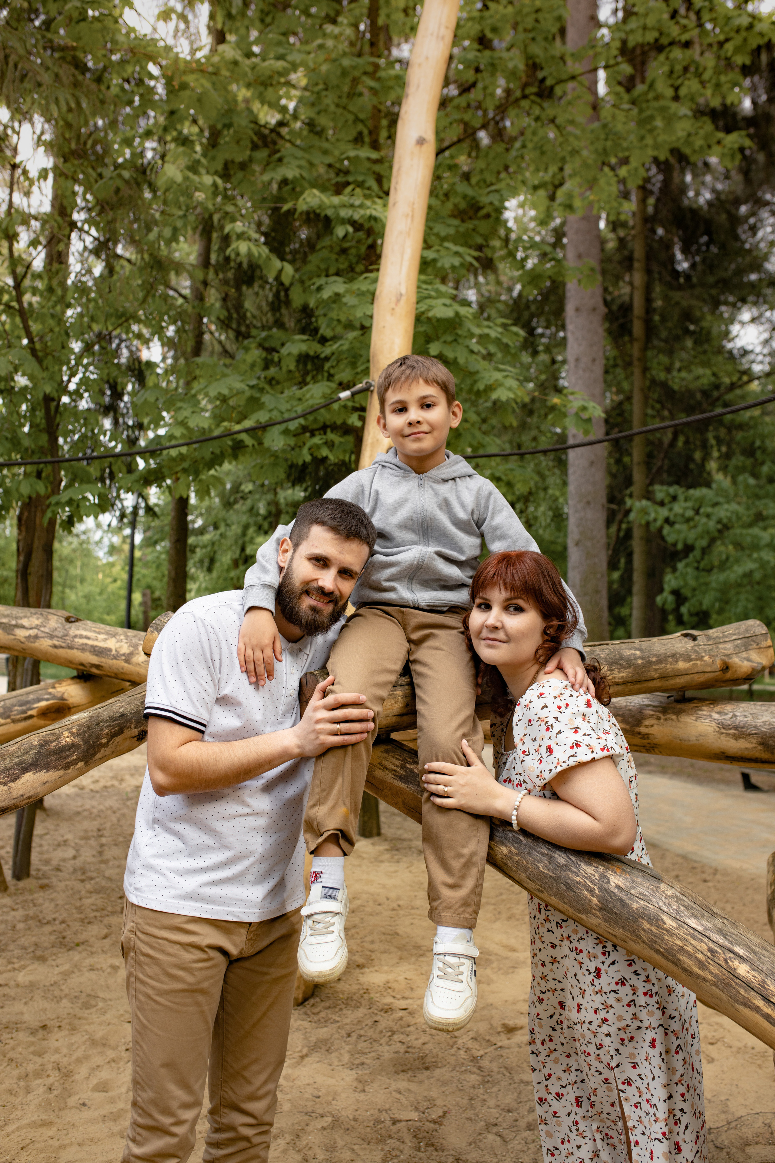 Семейная фотосессия в парке. Фотограф в Железнодорожном и Балашихе