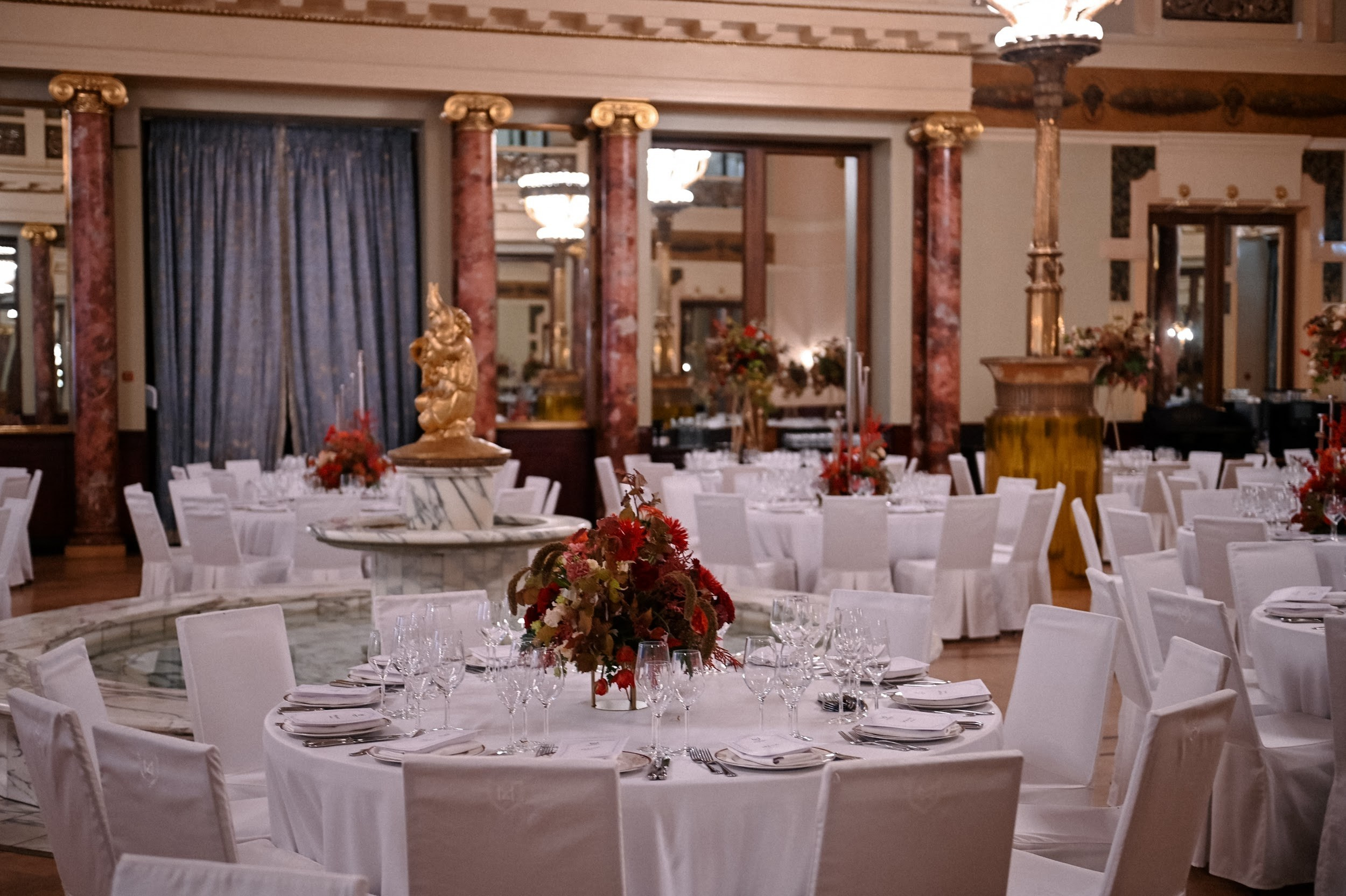 Светский прием в отеле Метрополь. Kirillova Studio — мастерская декора и событий Юли Кирилловой