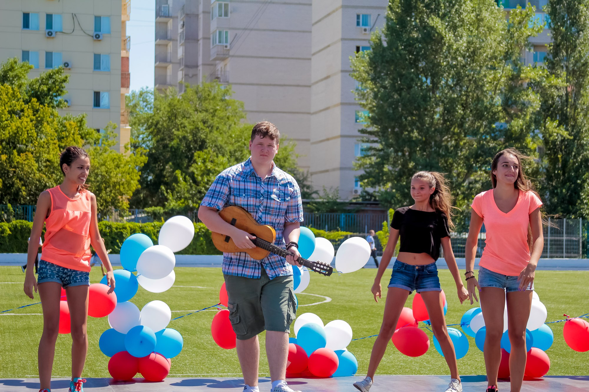 День Физкульт. Максим Матвийченко и Виктория Басова профессионалы своего дела