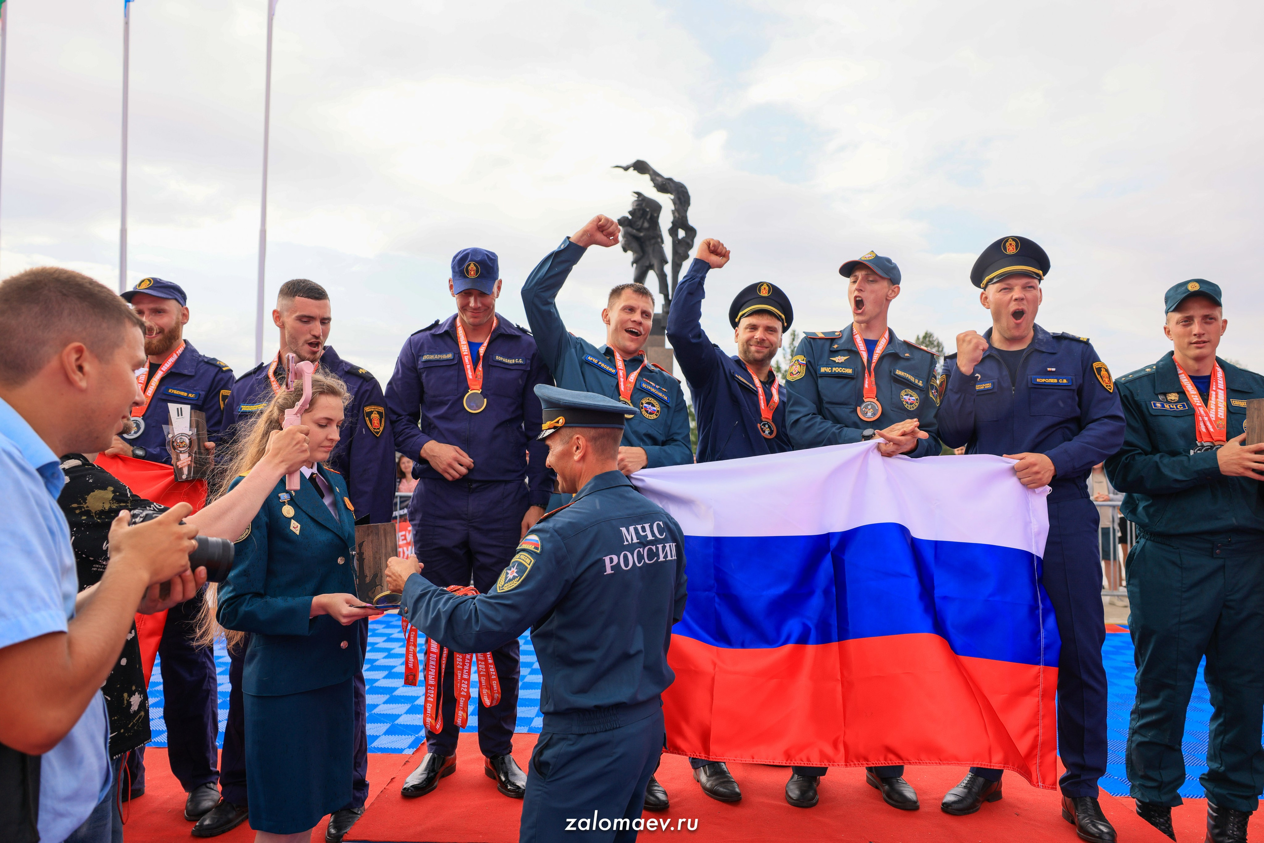 Сильнейший пожарный. Фотограф Александр Заломаев