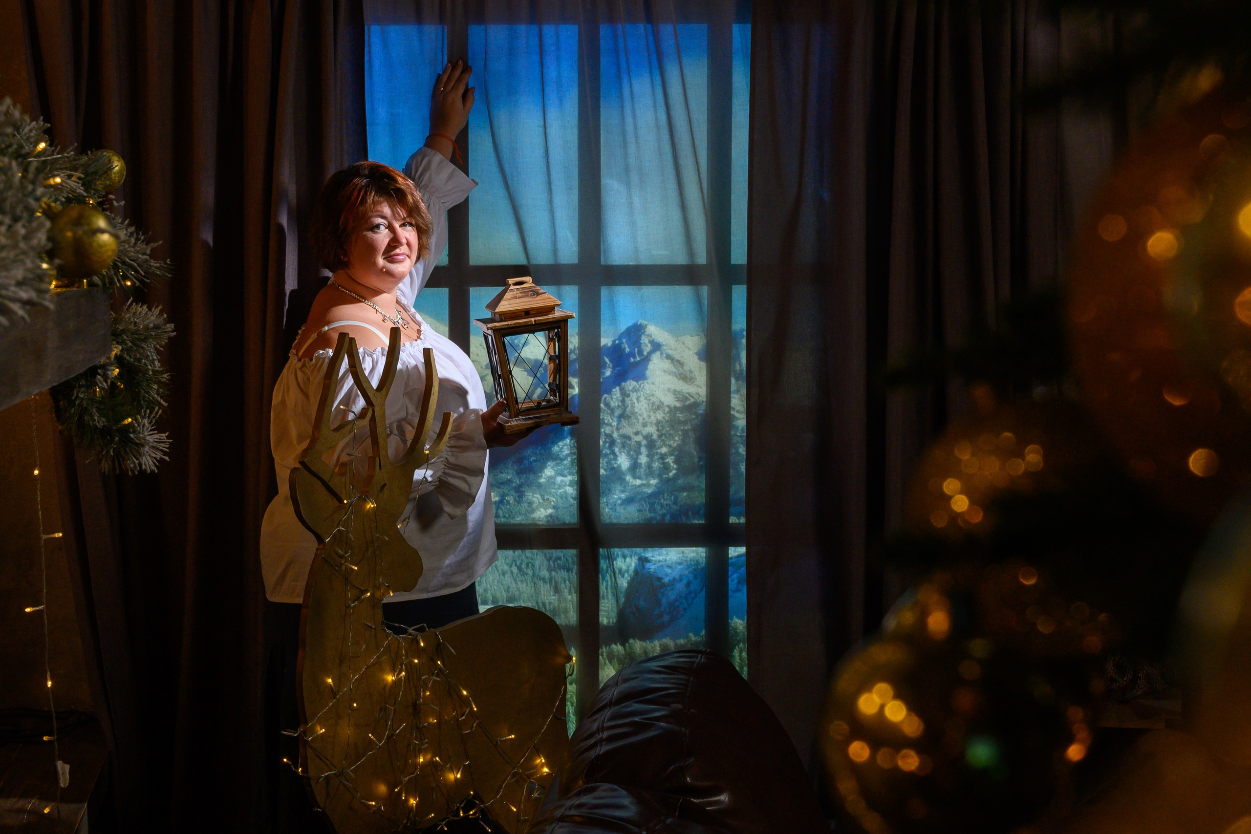 Светлана: Новогодний фотосет. Фотограф Андрей Зикеев, фотостудия AzArt Studio в Москве