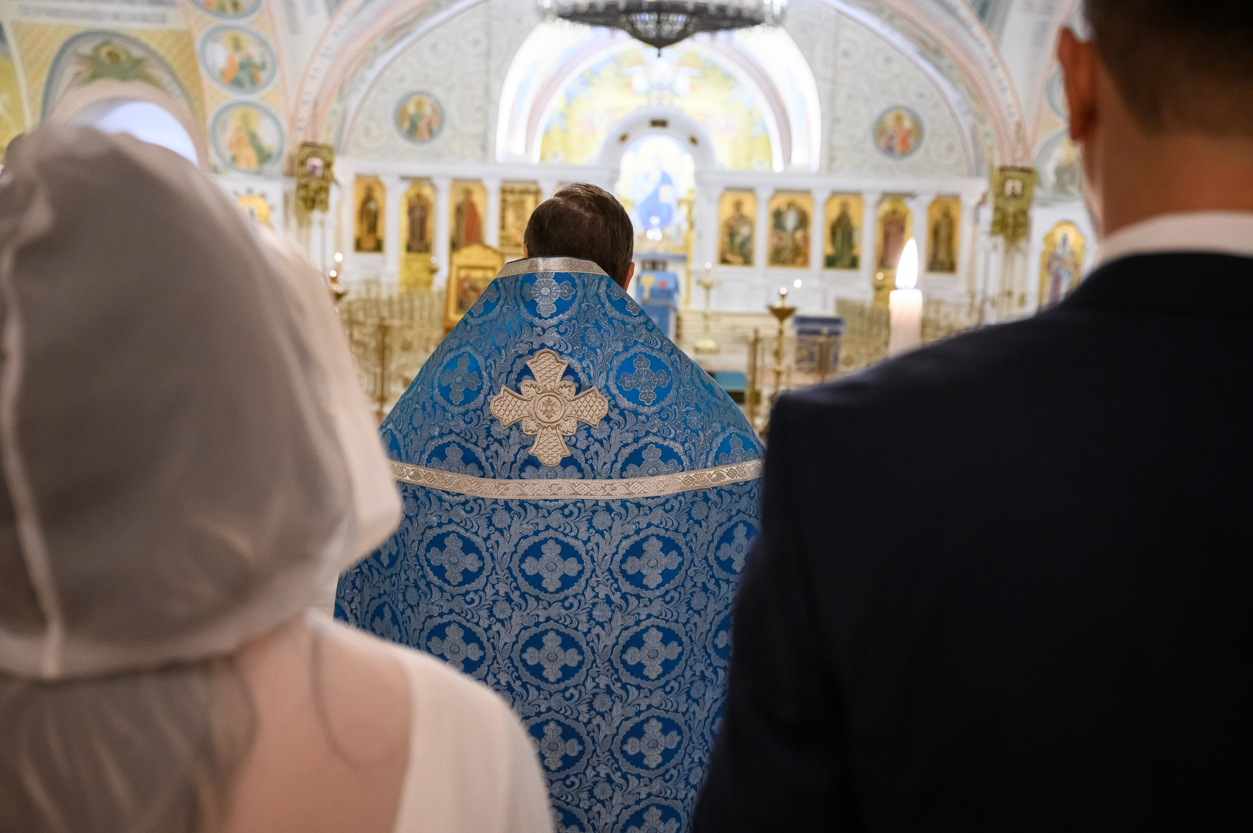 Свадьба Венчание Храм Христа Спасителя. Свадебный фотограф Москва Юрий Кульман