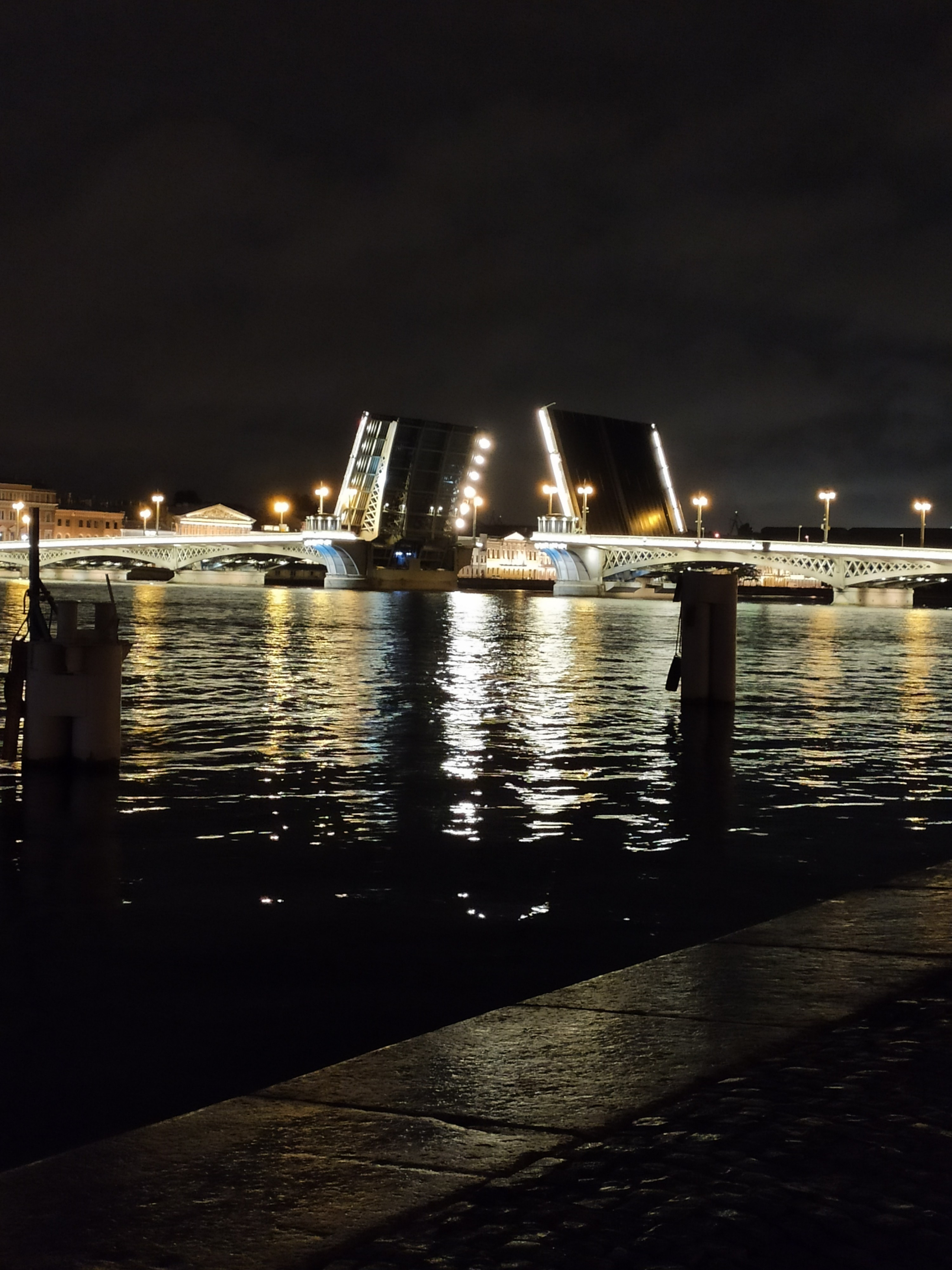 Разведенный Дворцовый мост