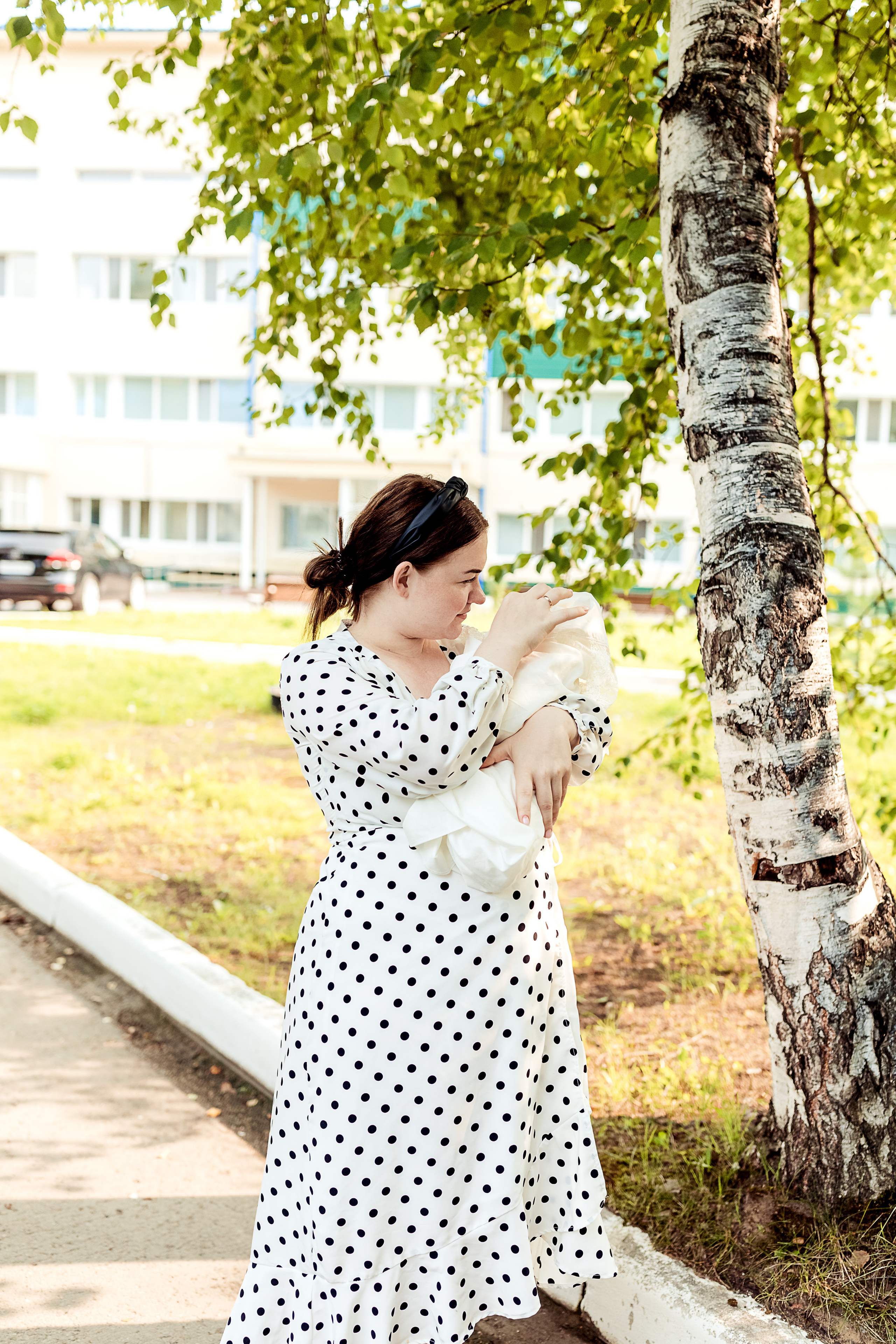 Выписка из роддома. Семейный и церковный фотограф в Нефтеюганске