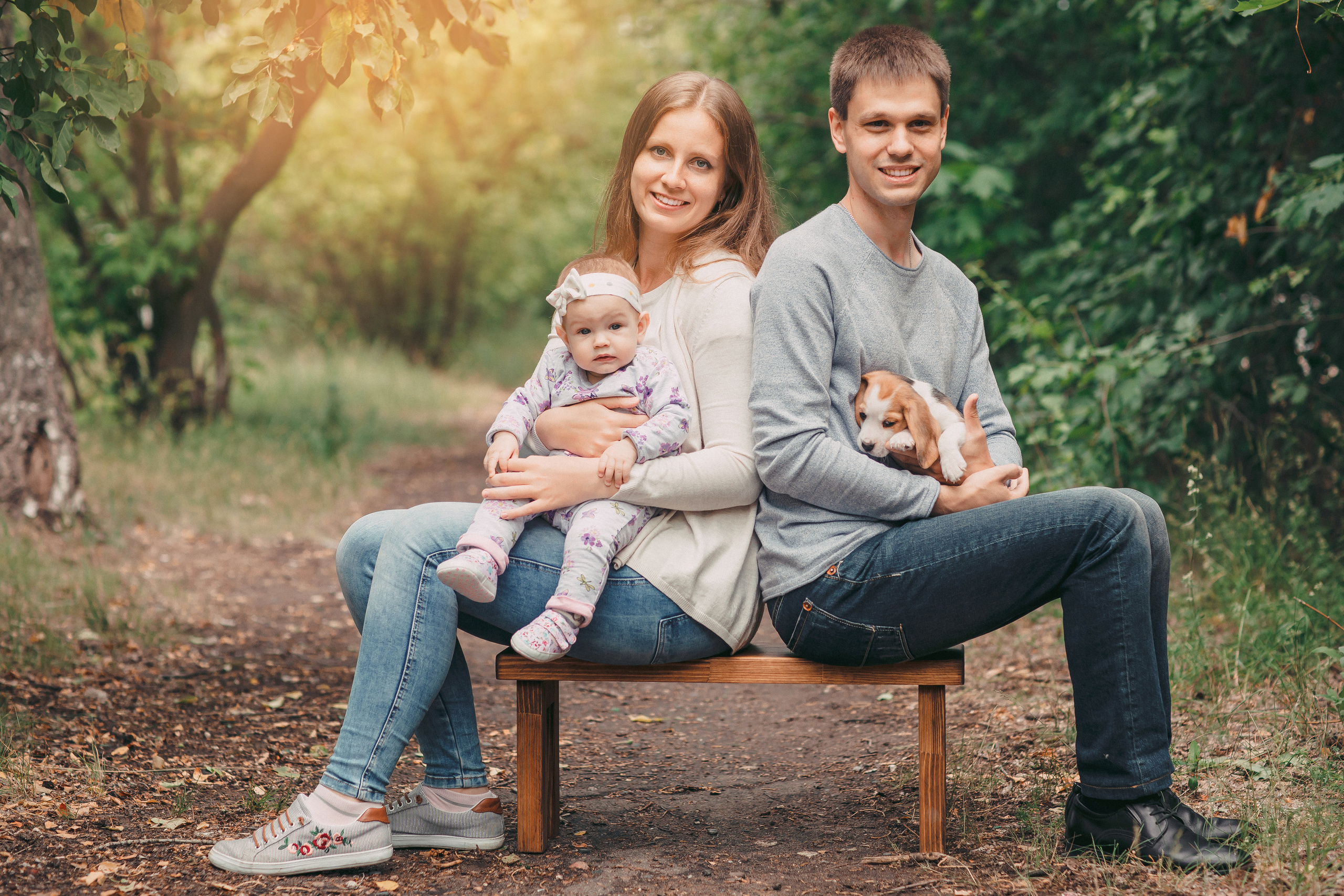 Фотопроектсо щенками Бигли. Свадебный, семейный фотограф в Дзержинске, Нижнем Новгороде Наталья Хр