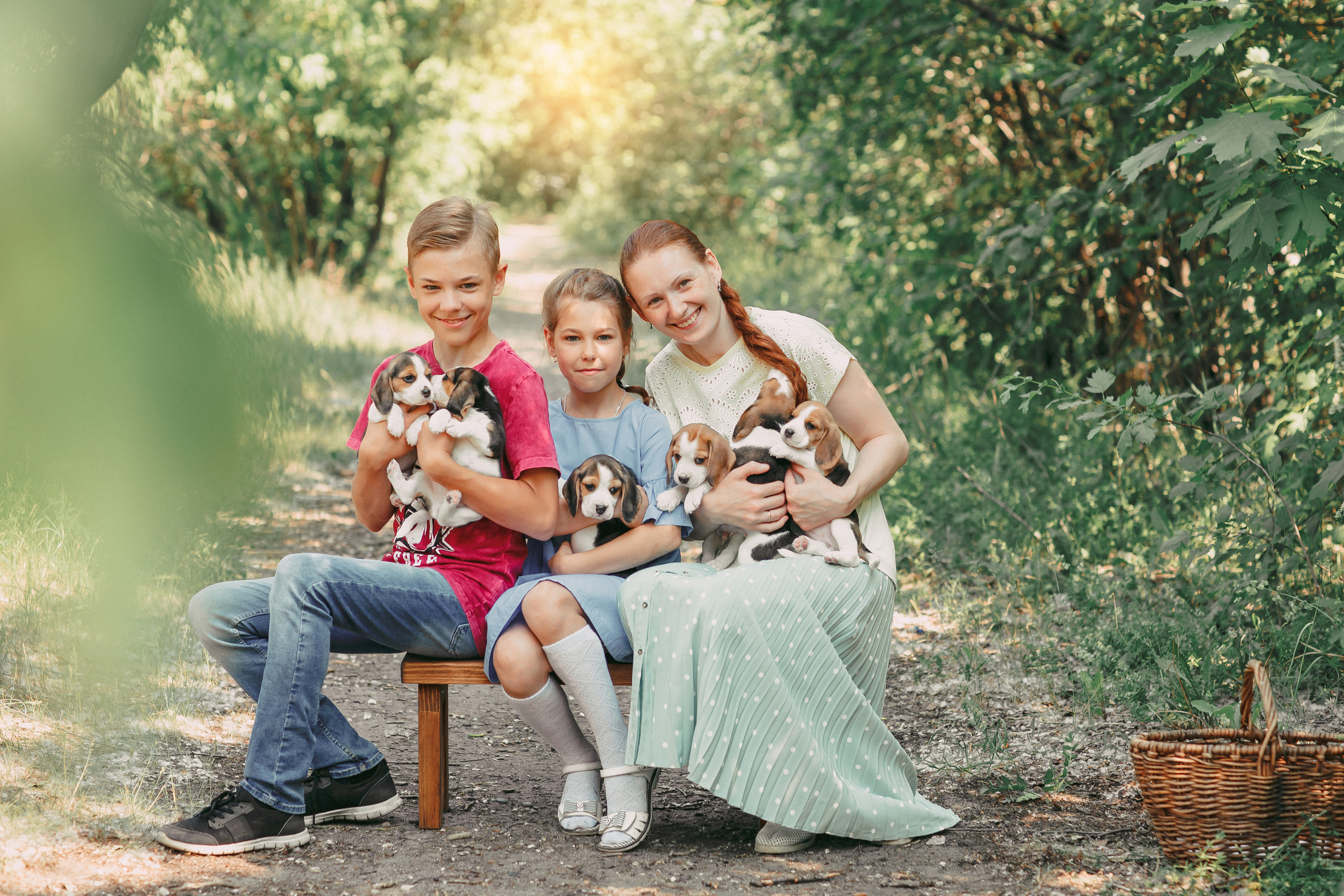 Фотопроектсо щенками Бигли. Свадебный, семейный фотограф в Дзержинске, Нижнем Новгороде Наталья Хр