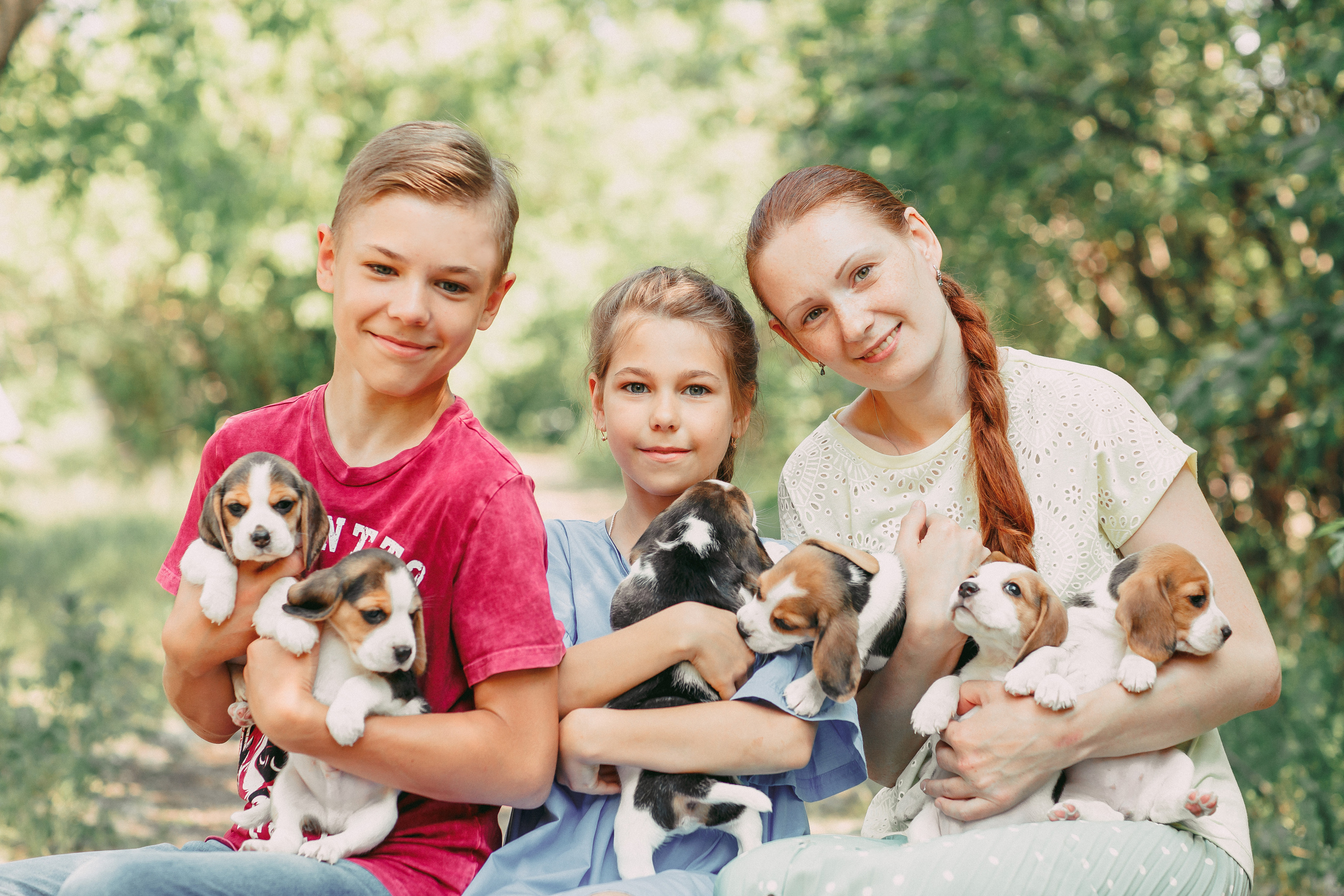 Фотопроектсо щенками Бигли. Свадебный, семейный фотограф в Дзержинске, Нижнем Новгороде Наталья Хр