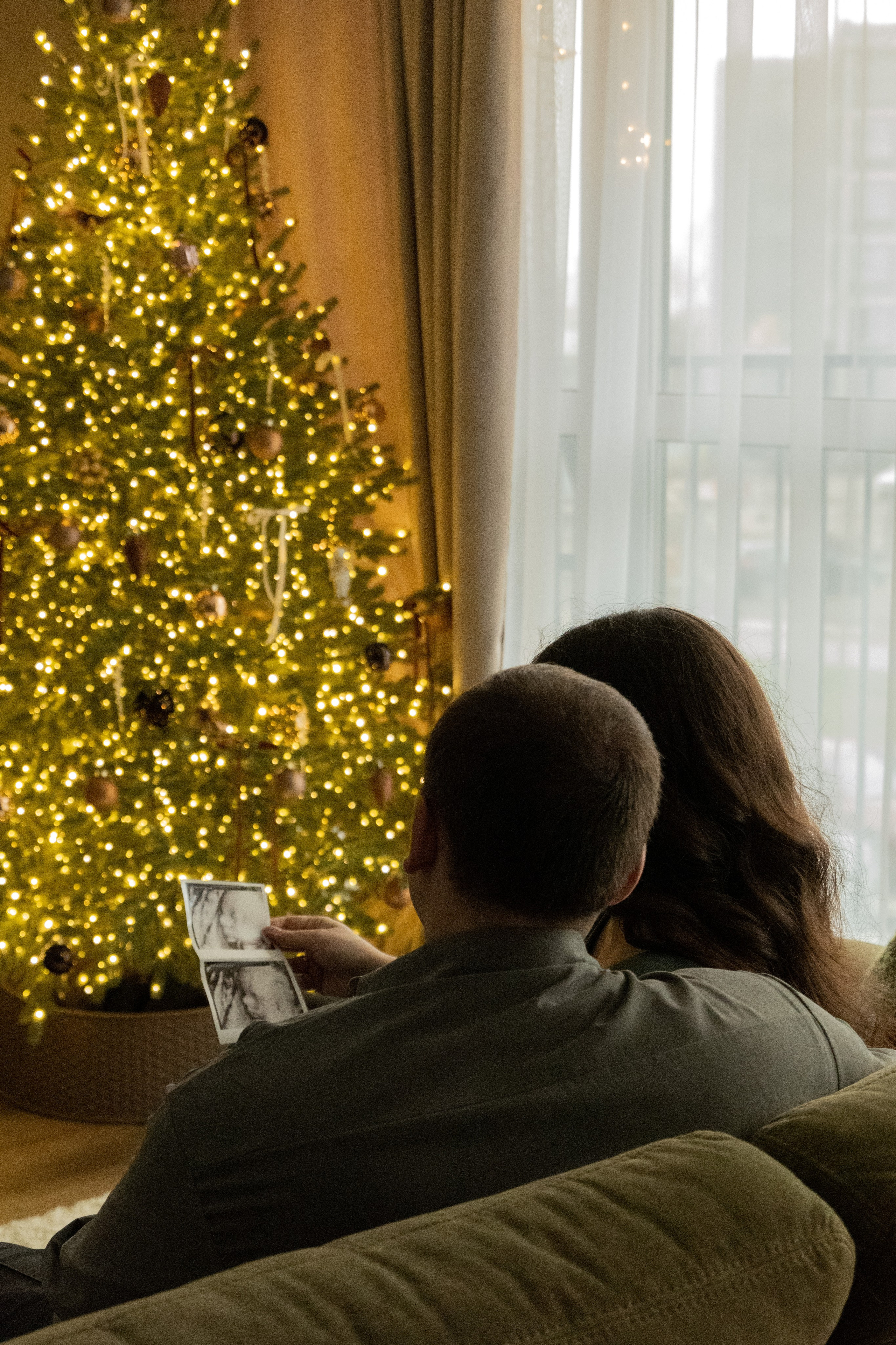 Домашняя новогодняя фотосесиия беременности. Фотограф видеограф Ольга Василевская