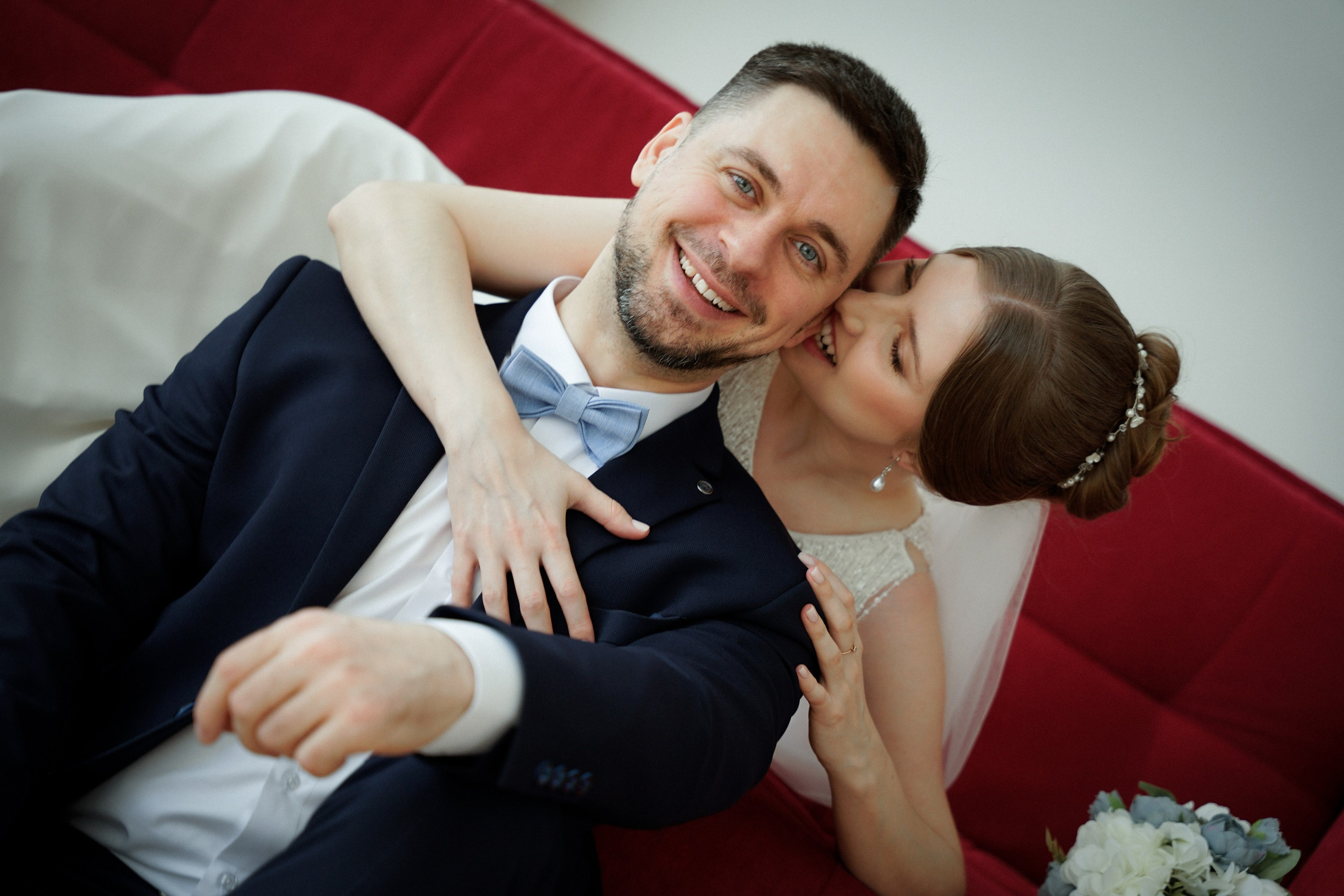 Студийная свадебная фотосессия