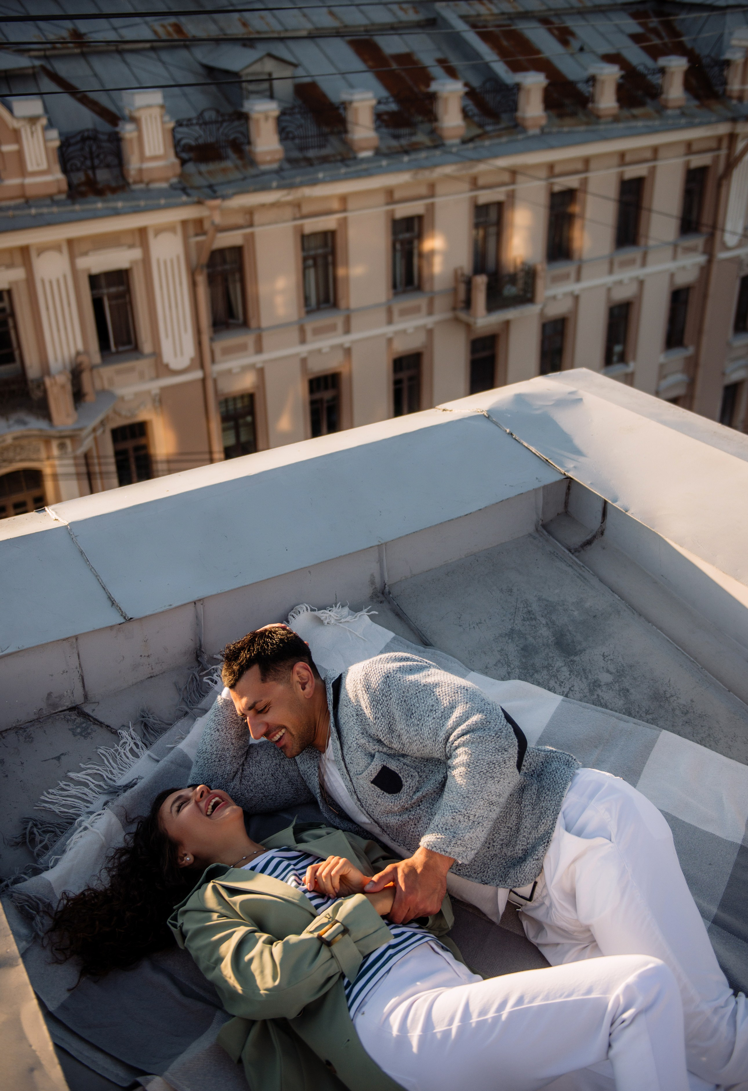 Love story на крышах Питера. Фотограф в Москве Алёна Степутенко