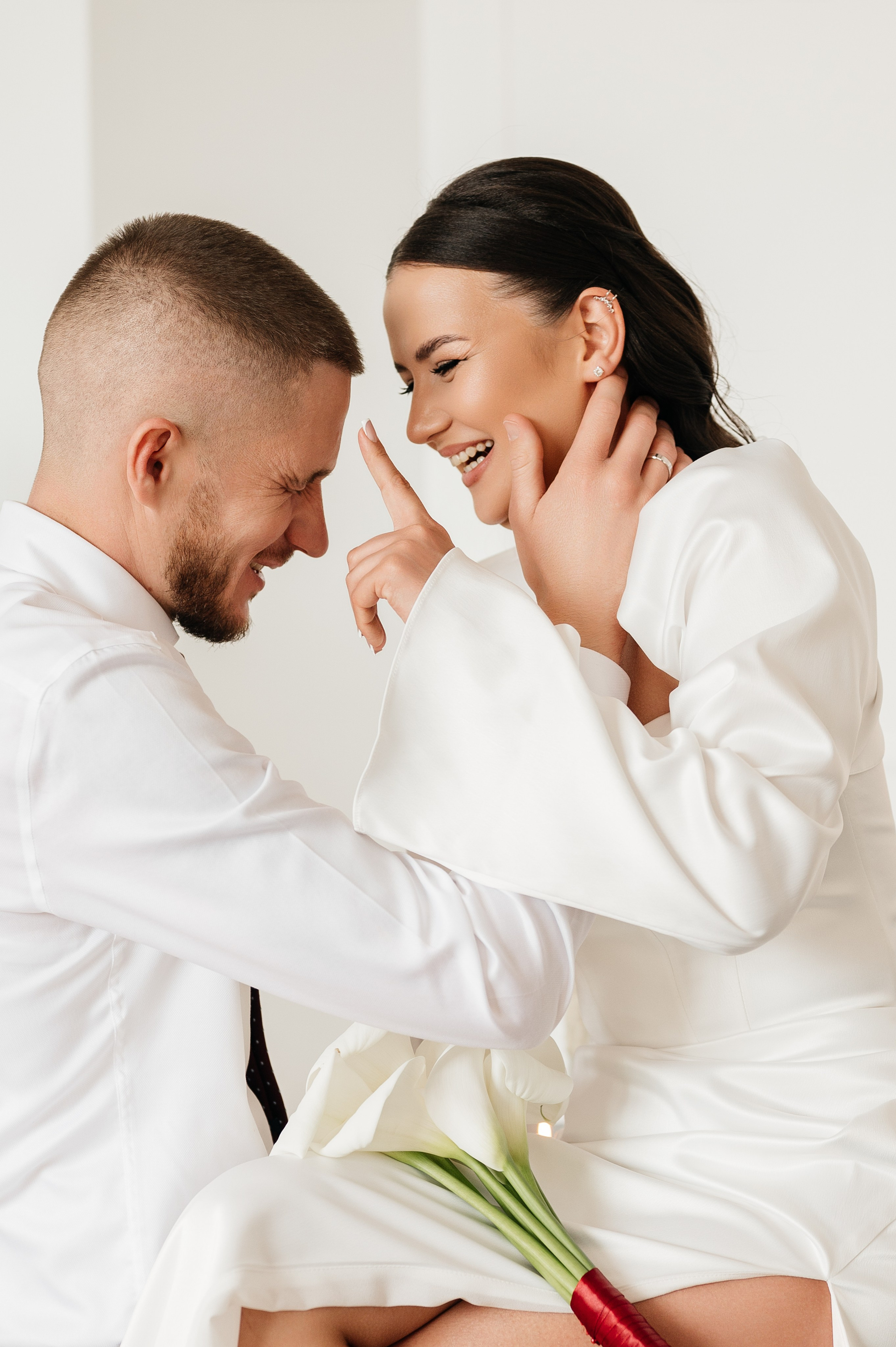 Свадебная фотосессия в студии. Свадебный и семейный фотограф в Краснодаре Алина Мельник