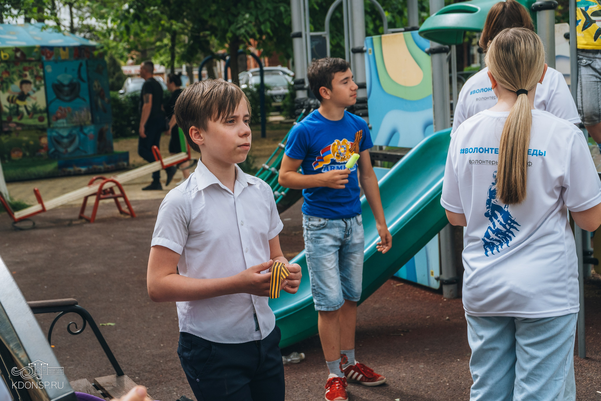 «Георгиевская ленточка — символ Победы». Новотитаровский Дом культуры