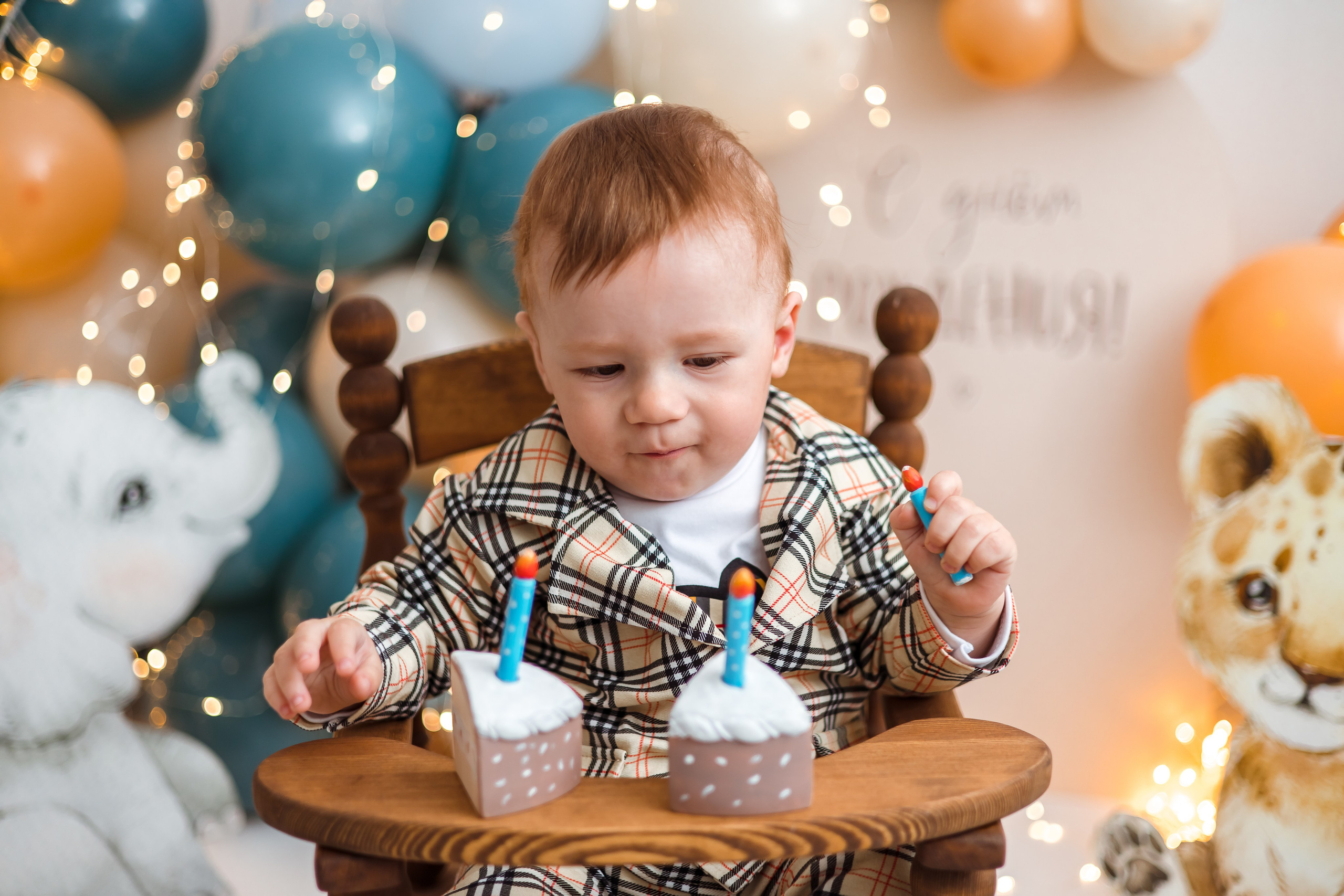 Марк, 1 годик. Семейный и детский фотограф в Железногорске Саламахо Ольга
