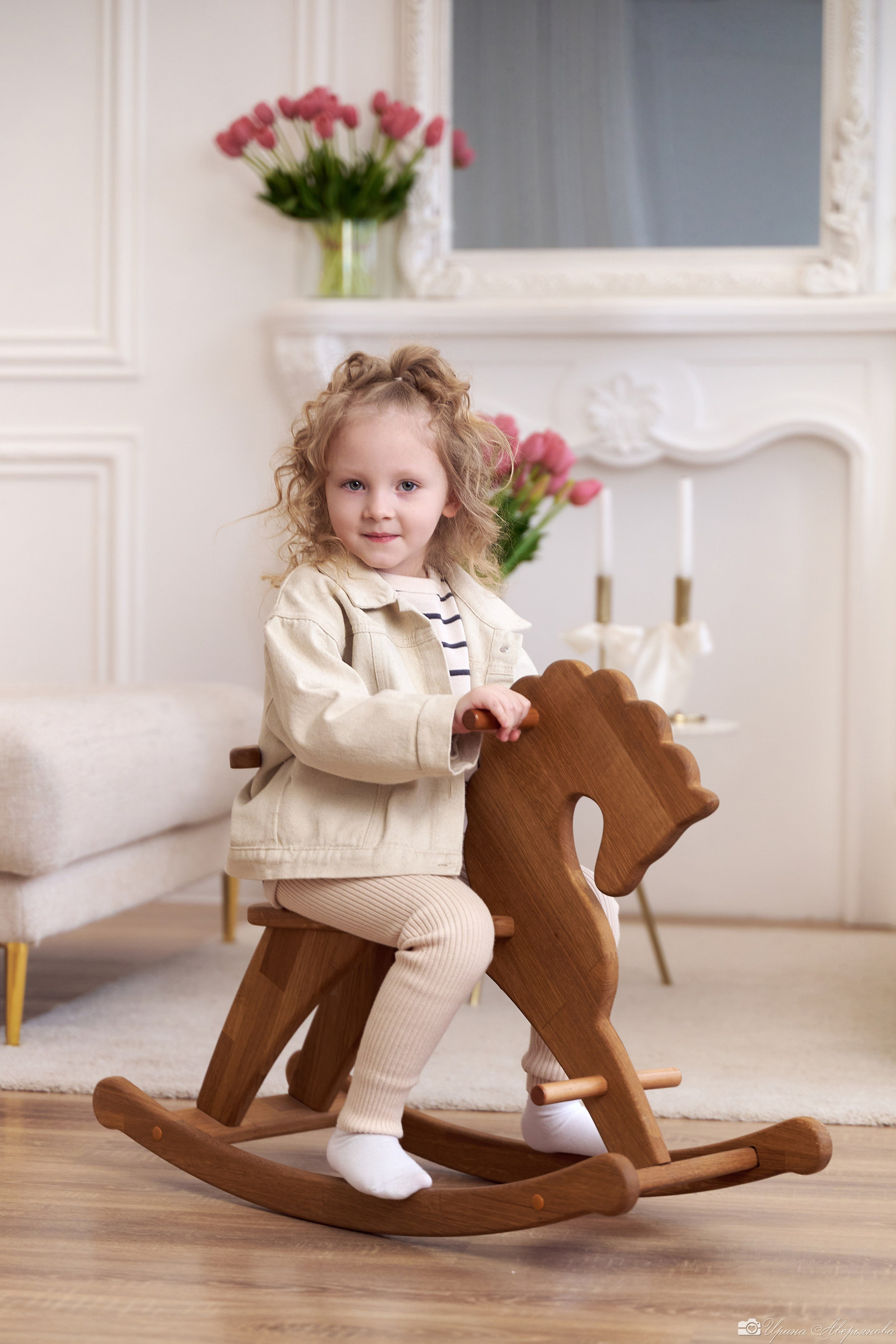 Детская фотосессия с тюльпанами. Фотограф в Ульяновске Ирина Аверьянова