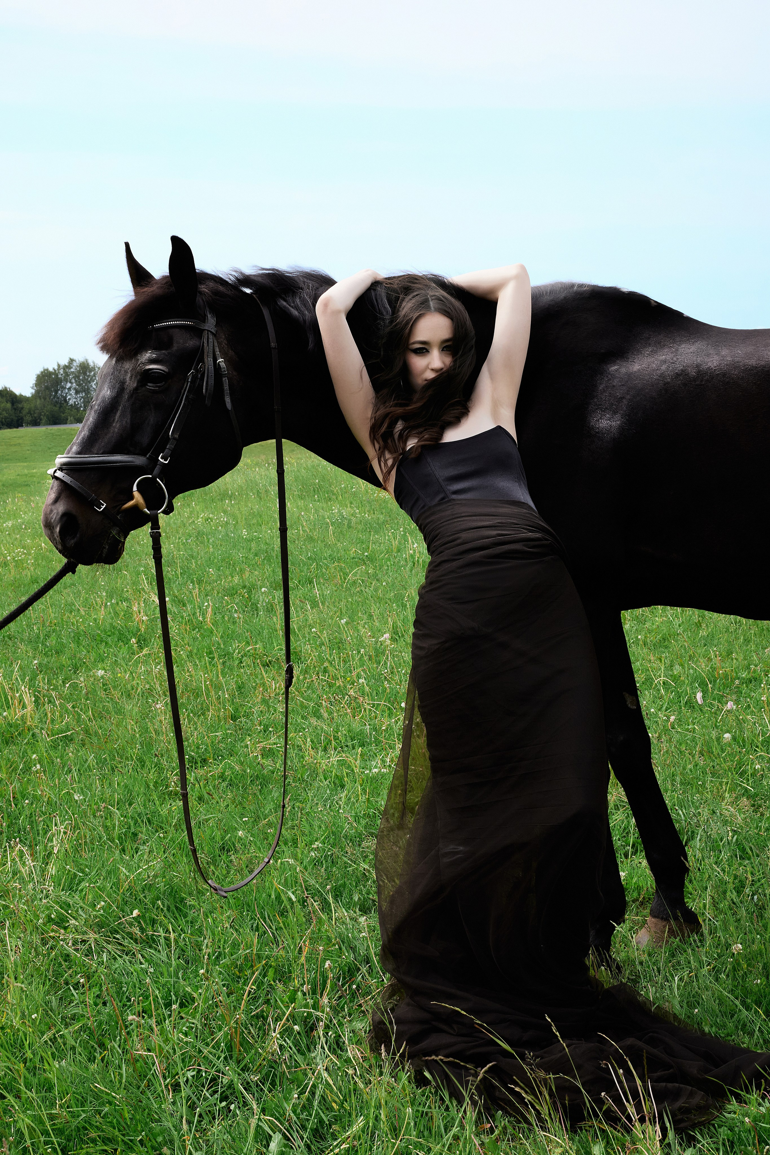The black horse. Фотограф Надежда Куксина