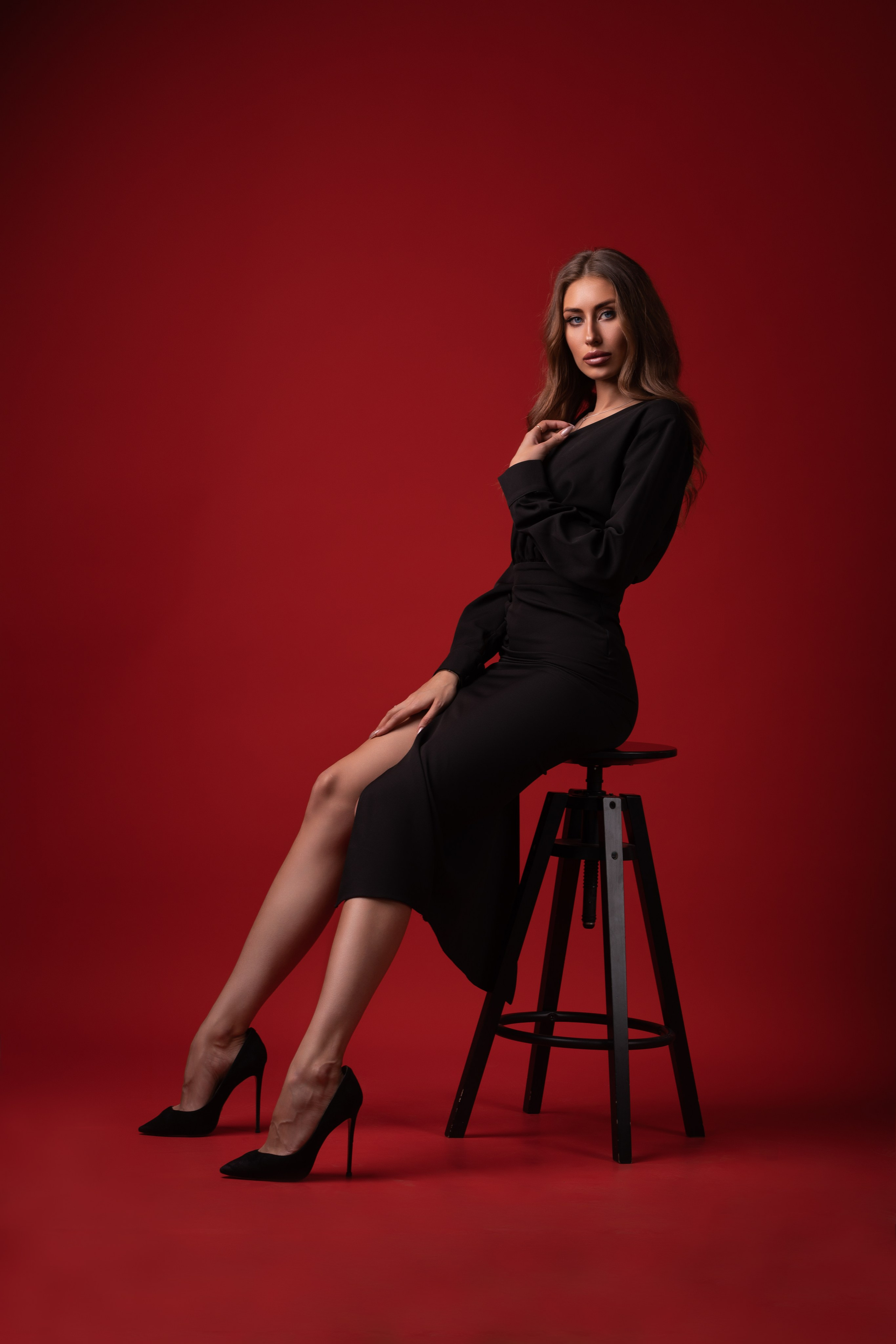 Студийная съемка с Яной на циклораме для «себя»