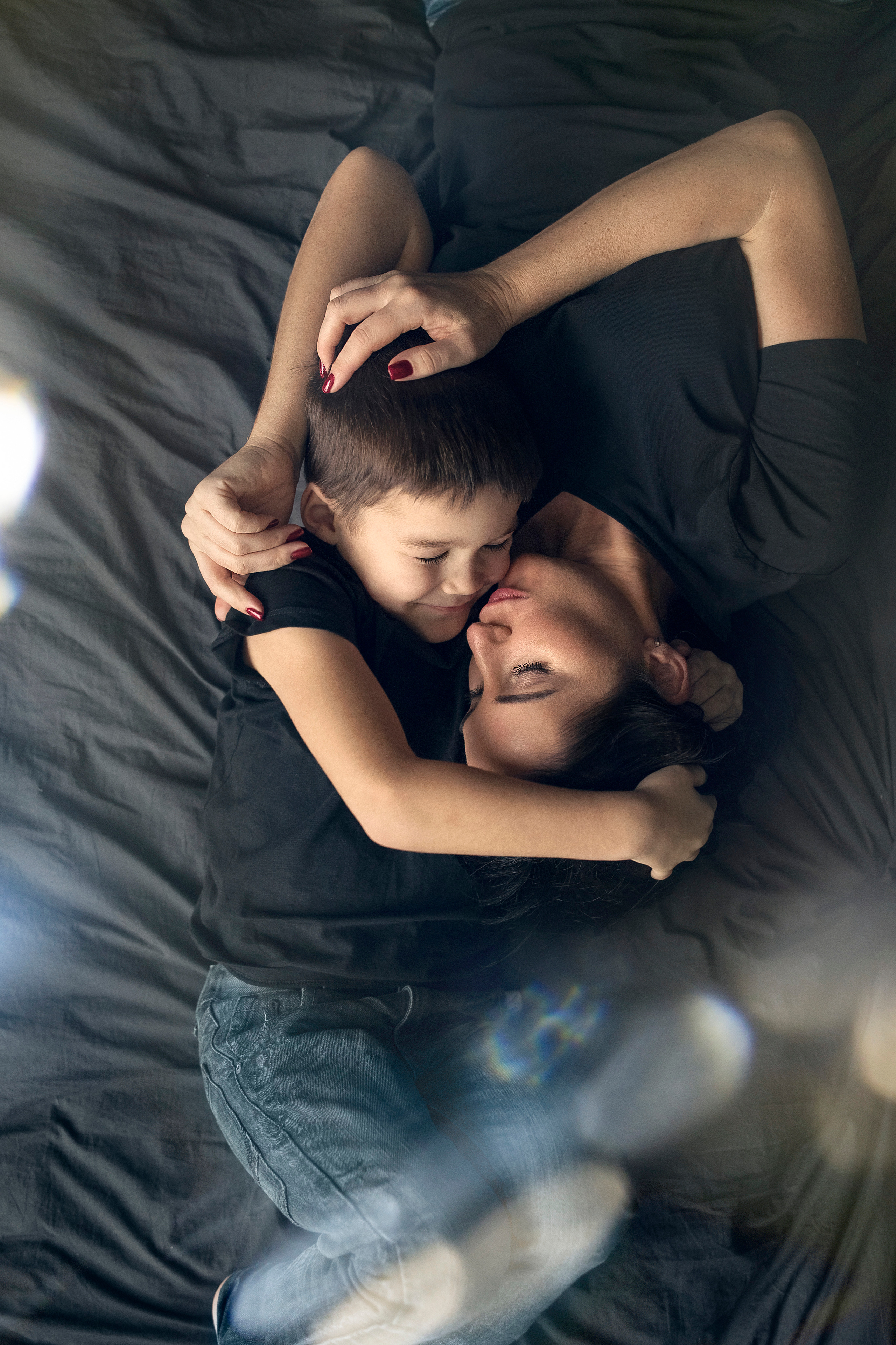 Фотосессия мамы и сына в студии "Сейчас". Семейный и детский фотограф в Перми Мария Карабатова