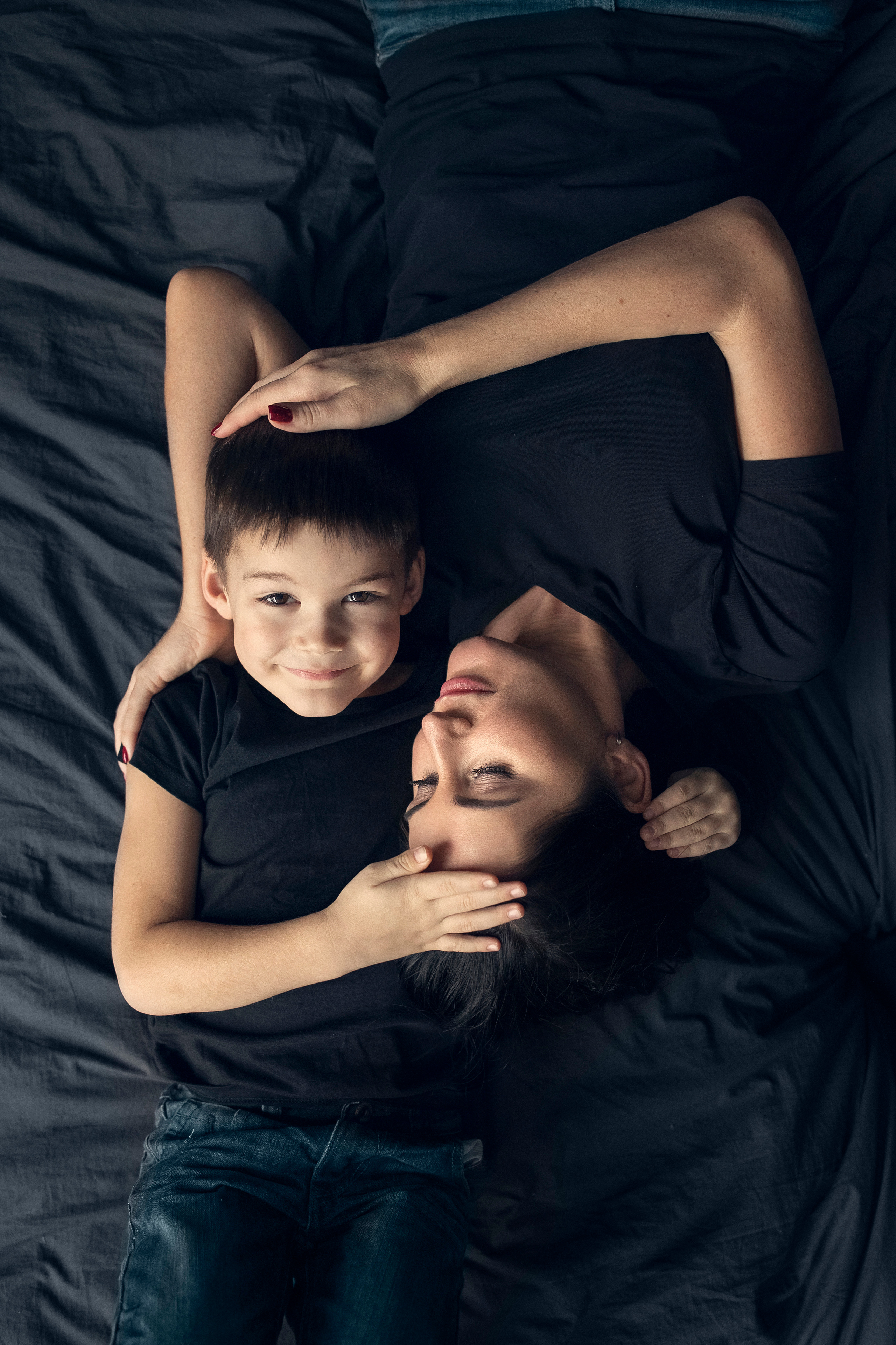 Фотосессия мамы и сына в студии "Сейчас". Семейный и детский фотограф в Перми Мария Карабатова