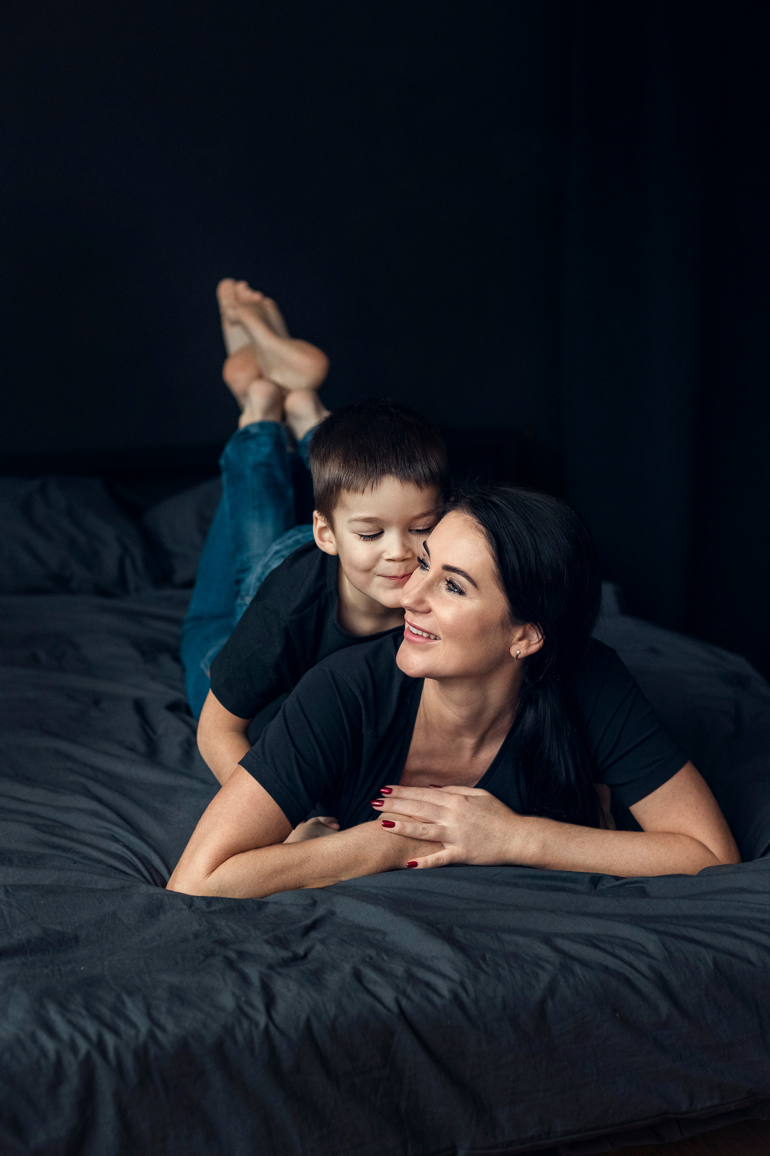 Фотосессия мамы и сына в студии "Сейчас". Семейный и детский фотограф в Перми Мария Карабатова