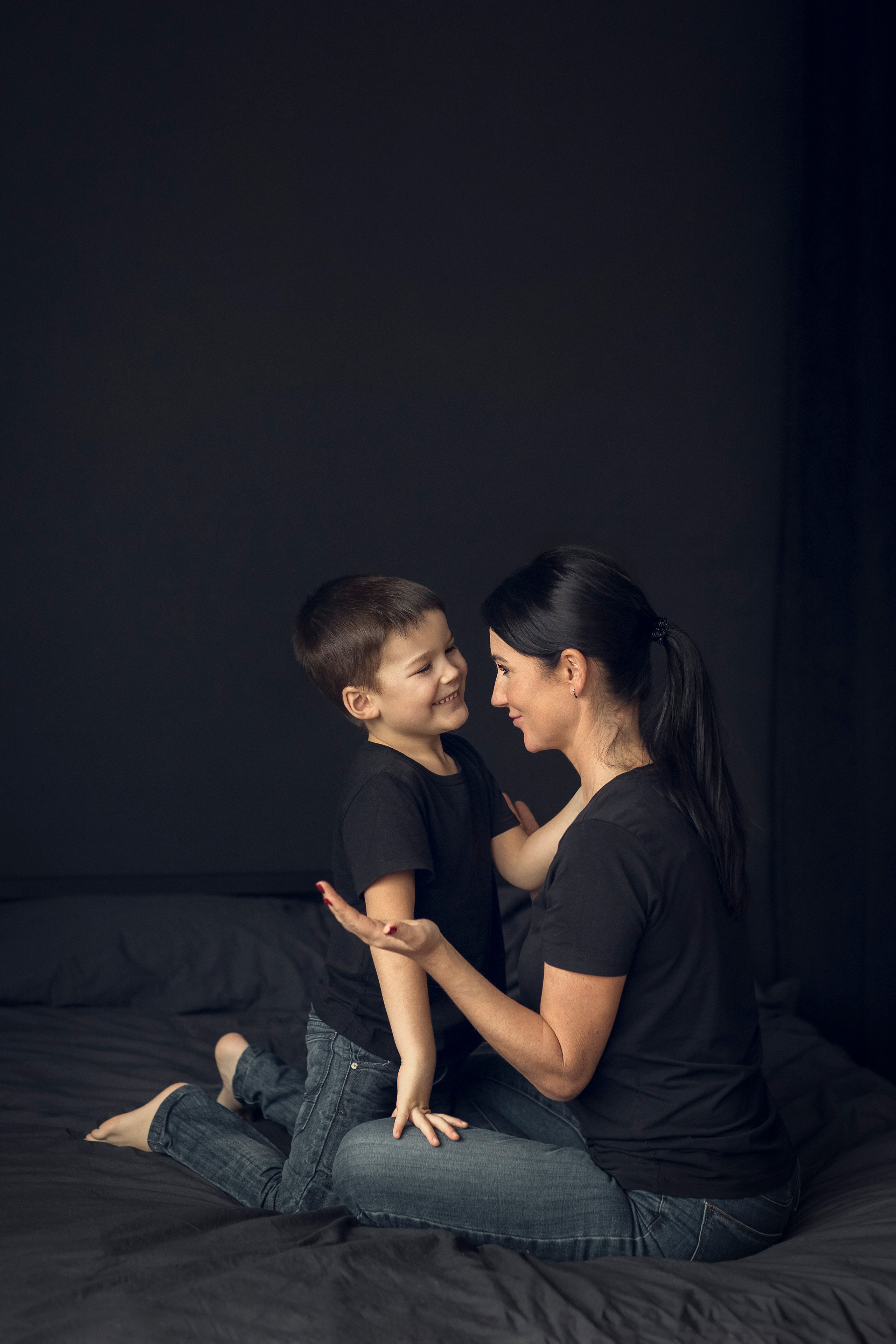 Фотосессия мамы и сына в студии "Сейчас". Семейный и детский фотограф в Перми Мария Карабатова