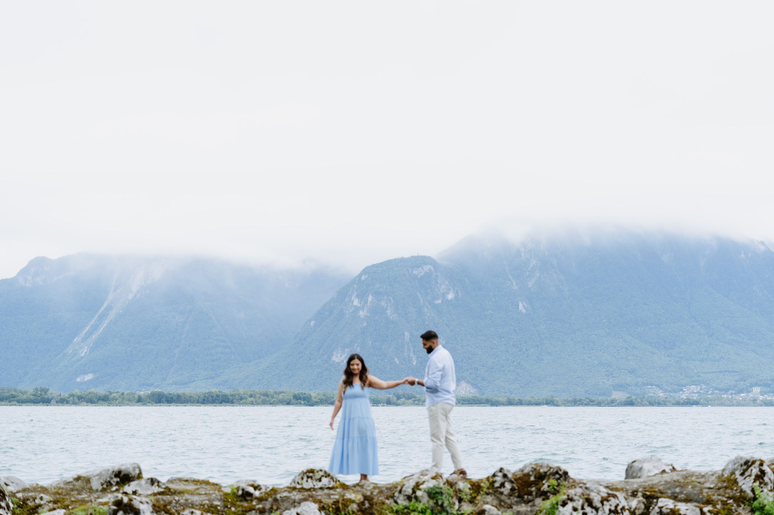 Krishna & Ravi | Proposal Montreux. Professional Wedding Photographer Geneva & Romande Switzerland | Tanya Creator