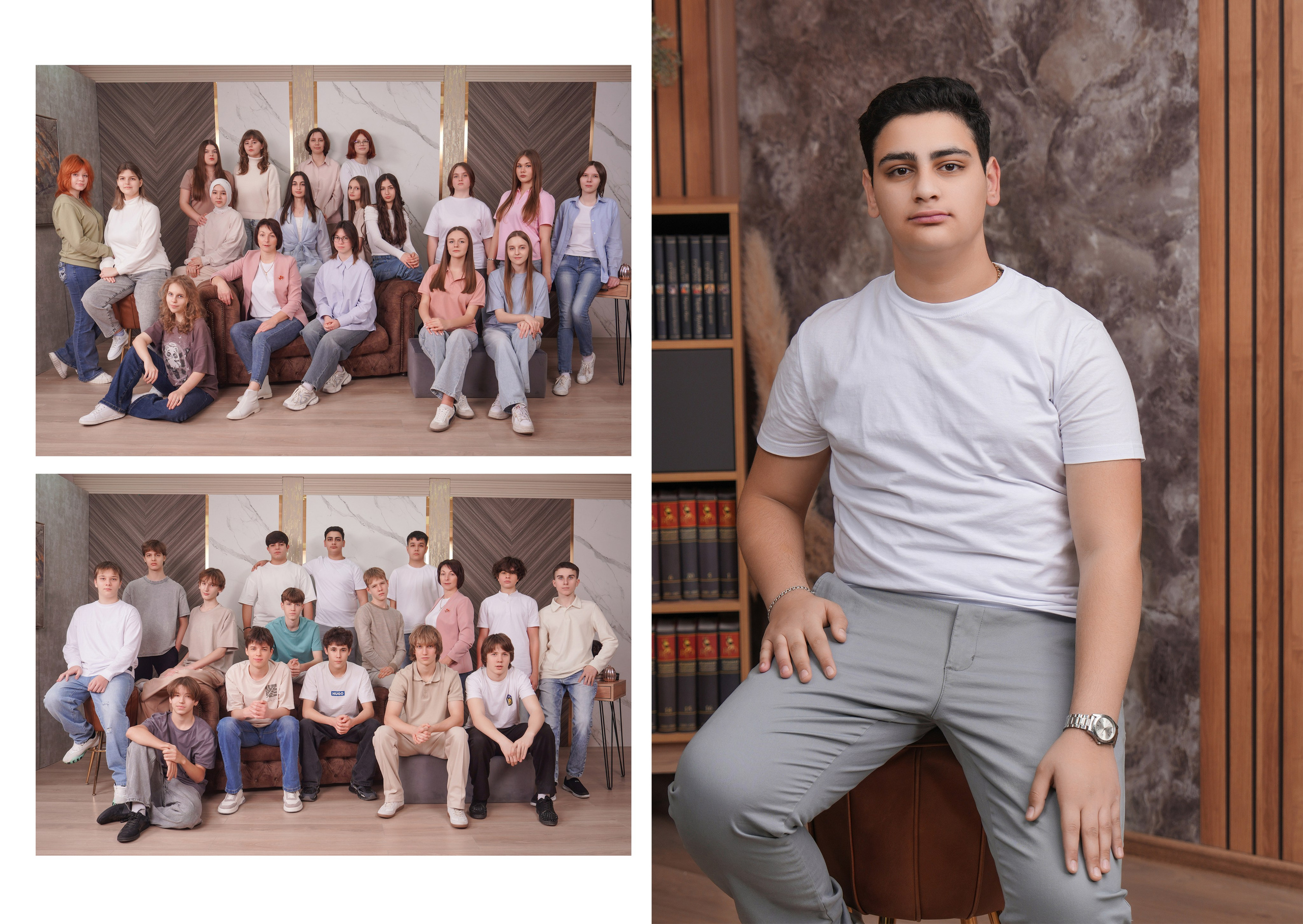 ШКОЛА 105 9 В. Красивый выпускной альбом в Краснодаре