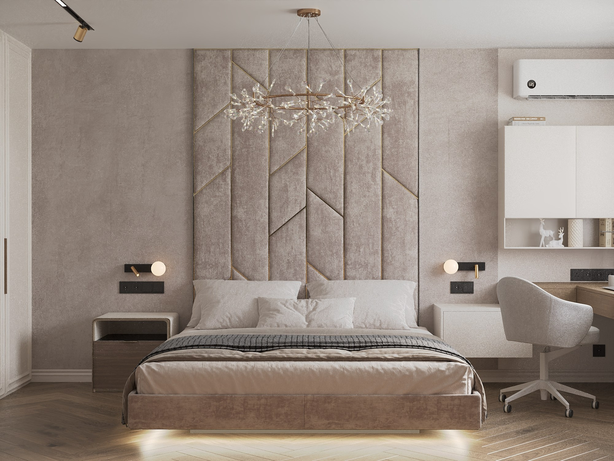 Г. Екатеренбург, ЖК Северное сияние 98 м². БК студия дизайна интерьера