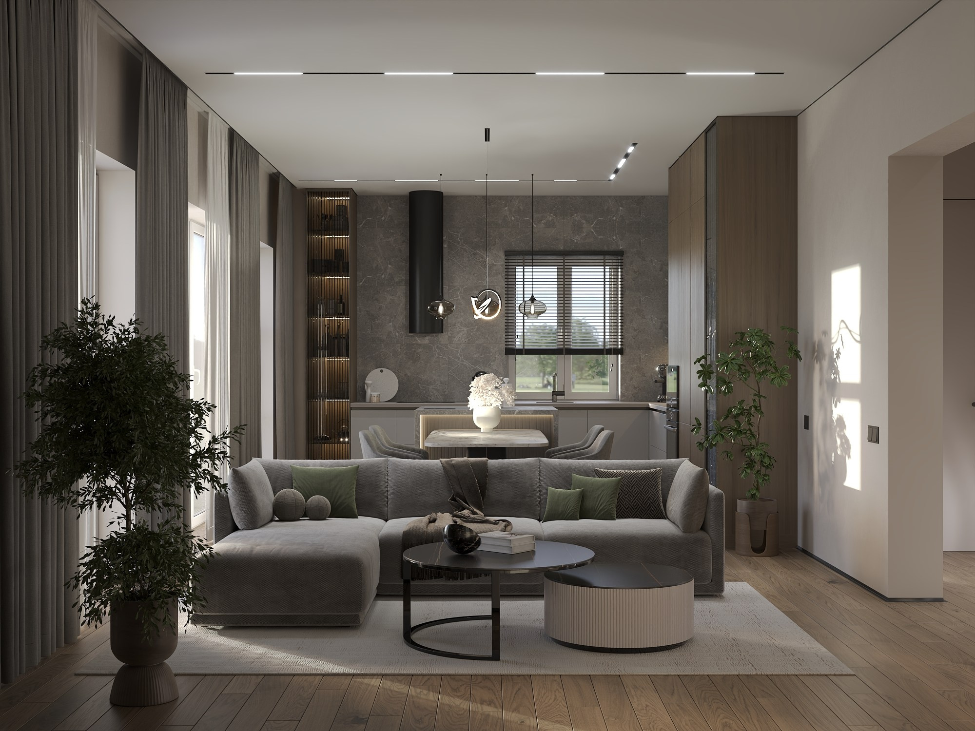 Загородный поселок Барышево 135,4 м². БК студия дизайна интерьера