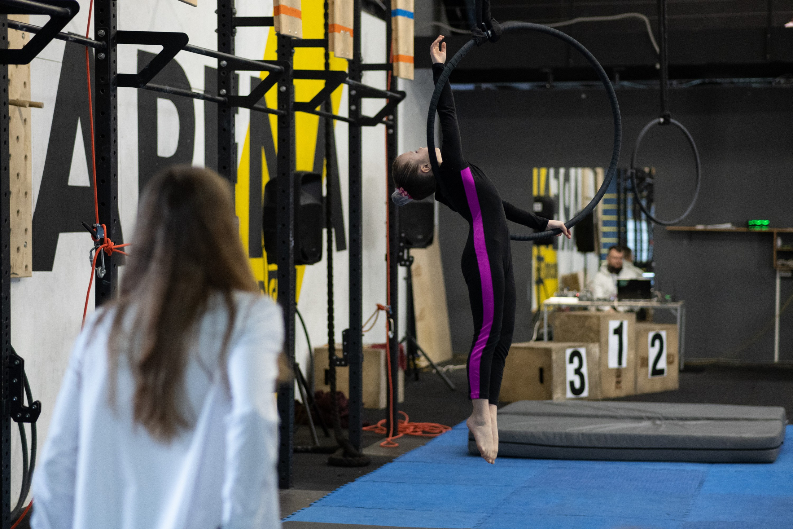 Внутриклубные соревнования по воздушной гимнастике 02.04.23