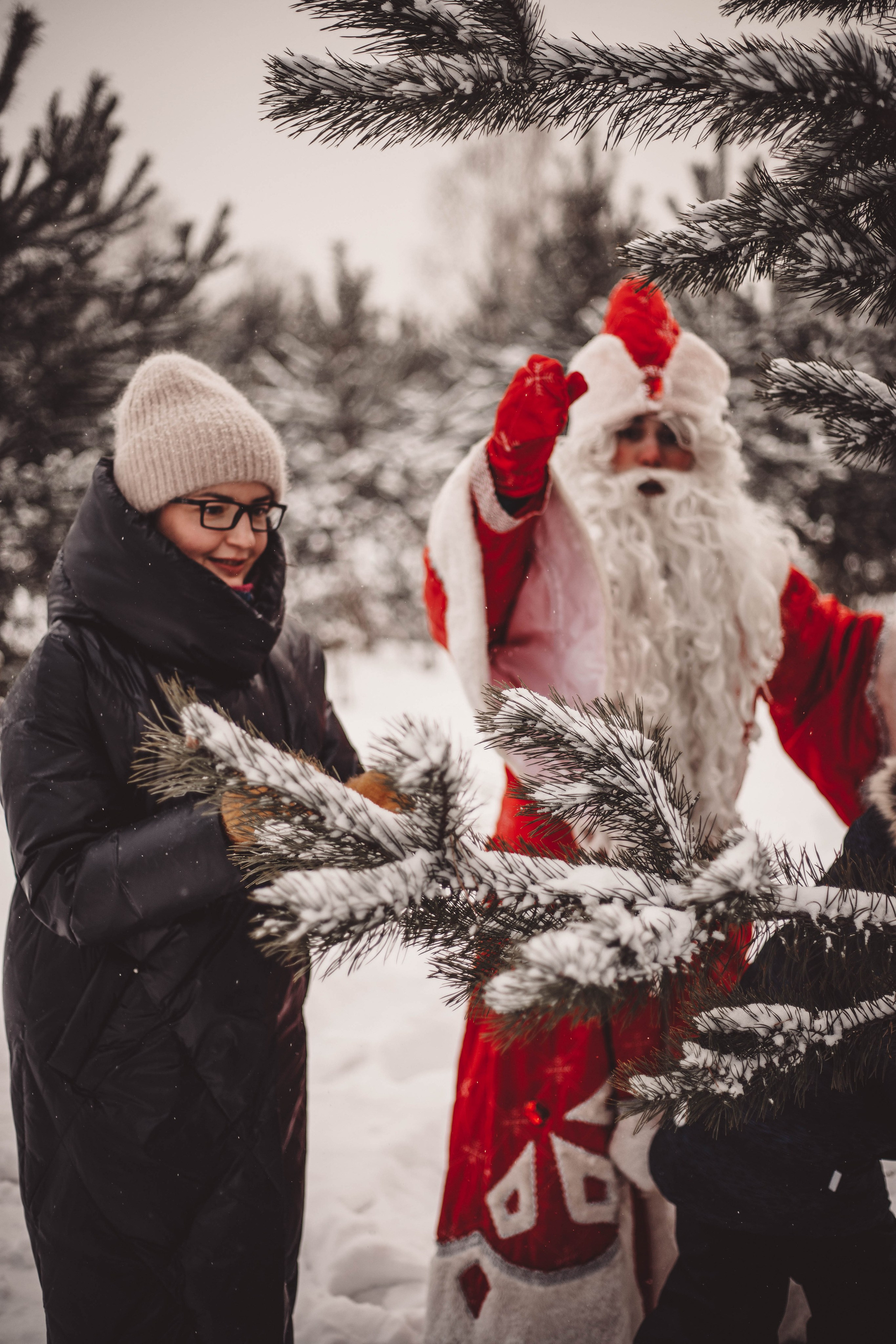 Фотопроект - Волшебная встреча с Дедом Морозом. Семейный и женский фотограф Кемерово Мария Степ