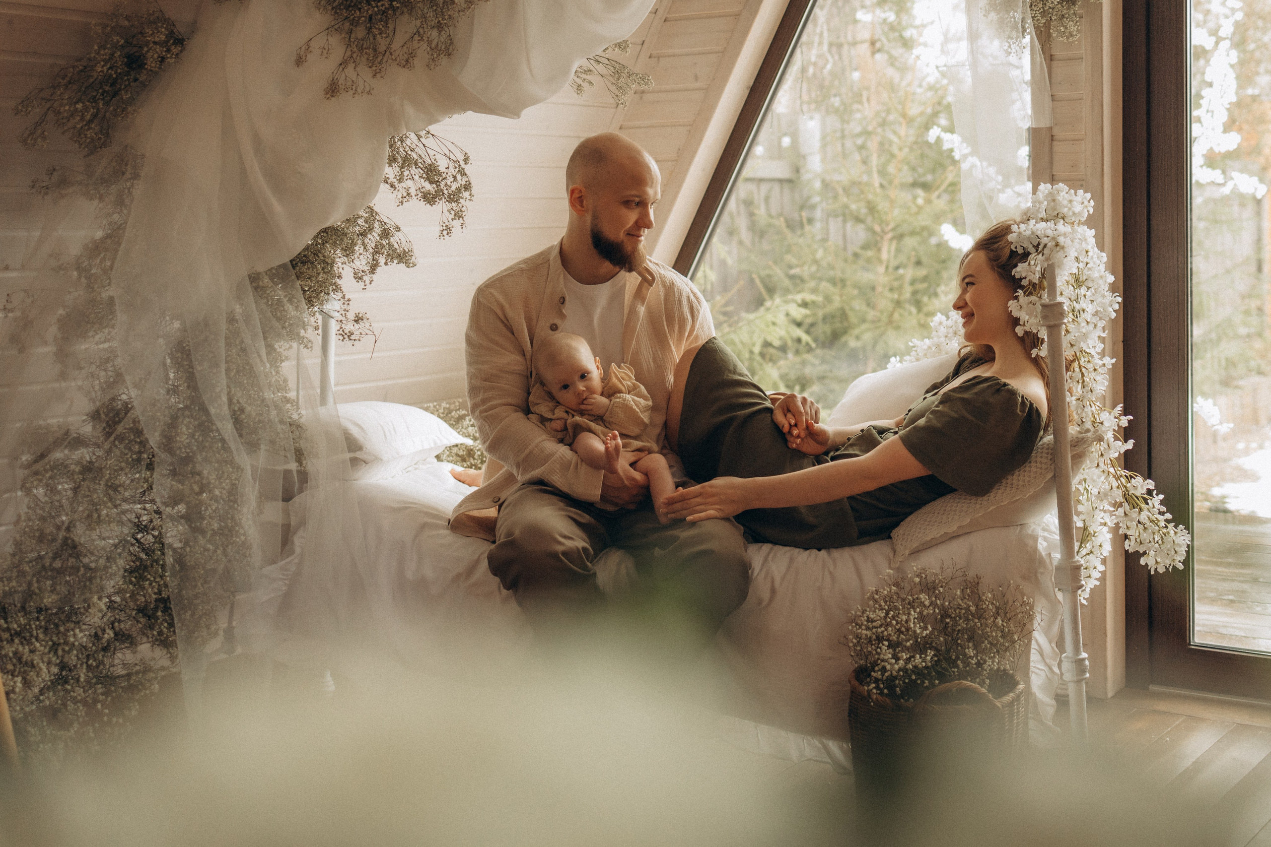 Настя, Кирилл и Эми. Семейный фотограф в Москве Валерия Карпова