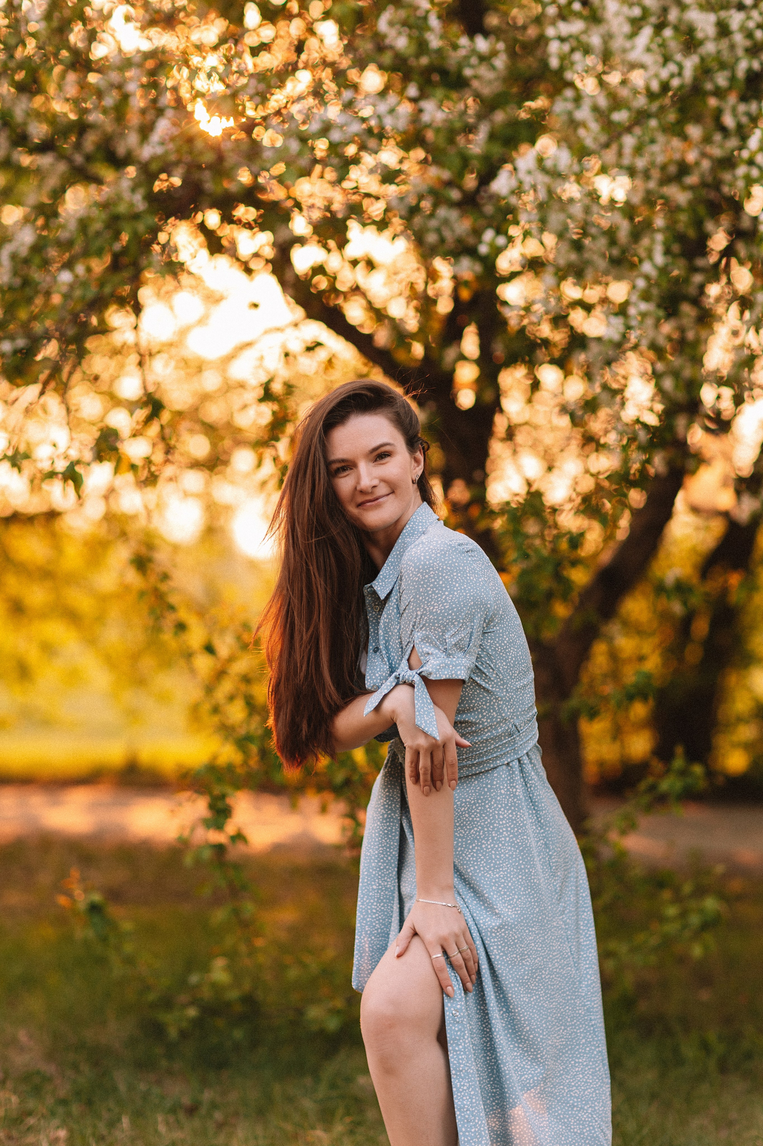 Яблони. Семейный фотограф Тюмень, фотограф на роды Салмина Мария
