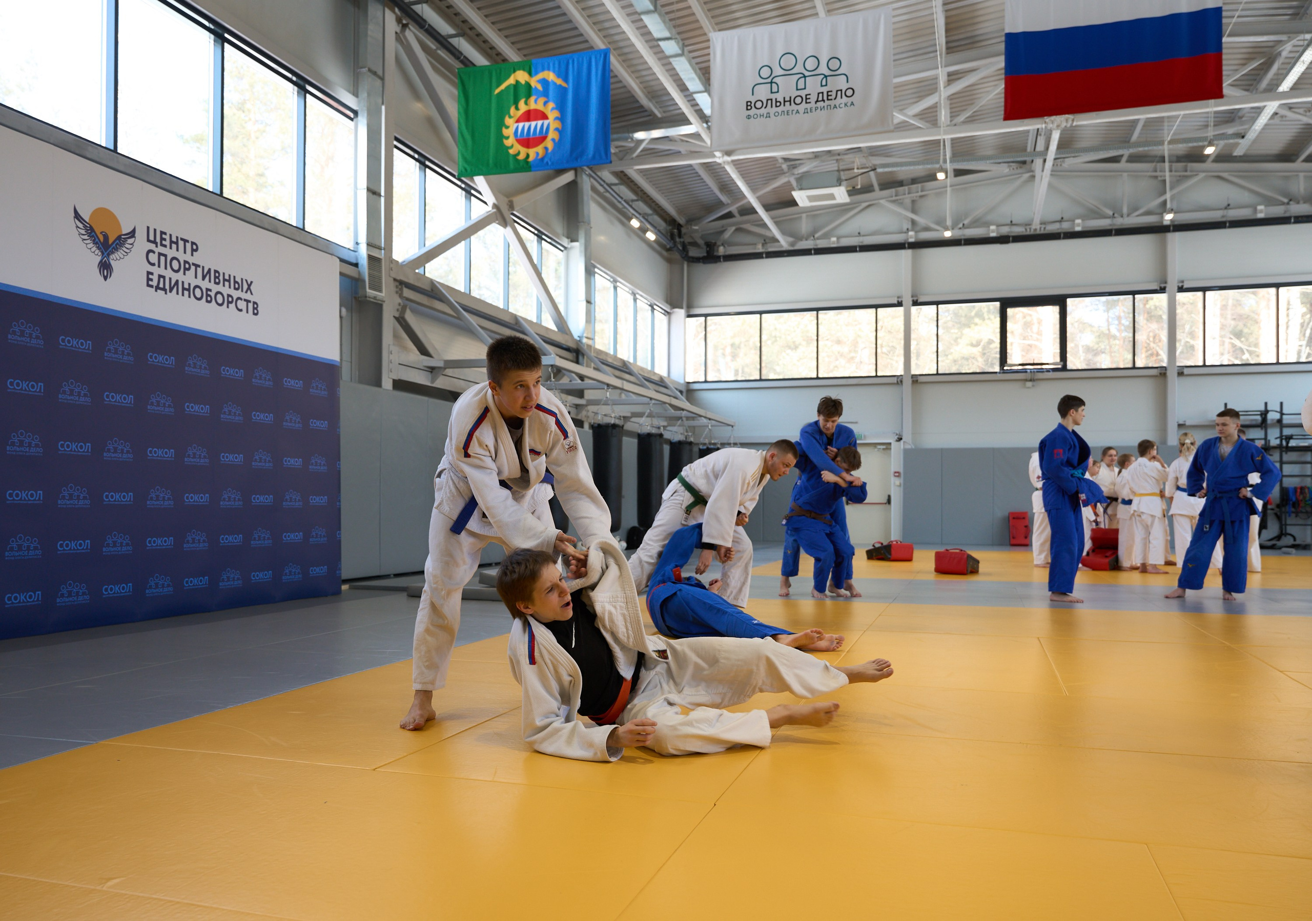 Открытие центров спортивных единоборств «Сокол» Красноярск/Дивногорск. Александр Сазонов Красноярск