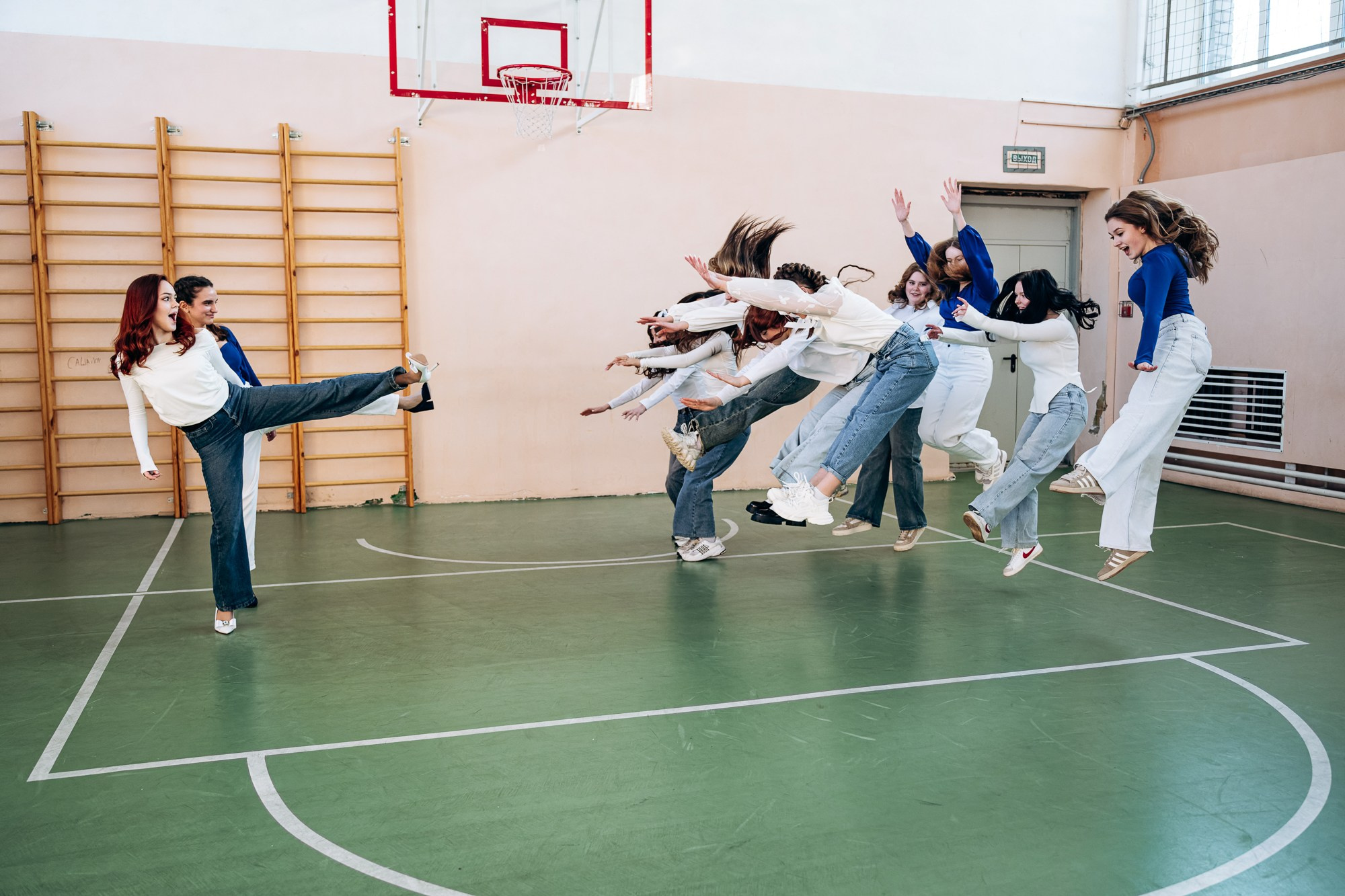 Фотосессия учеников 11 класса в школе. Свадебный и репортажный фотограф в Ярославле Евгений Сальников