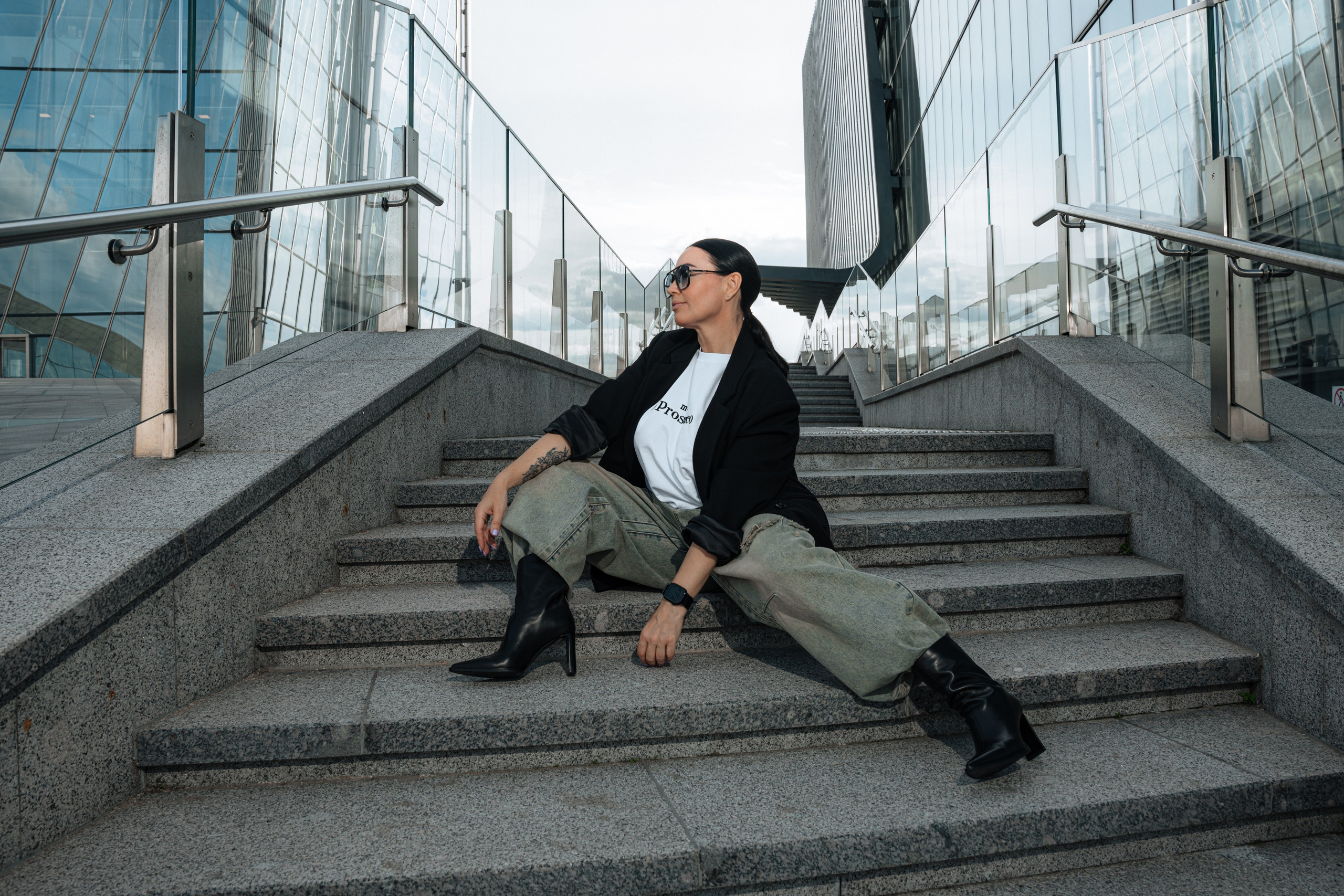 Елена. Лахта центр. Портретный фотограф в Санкт-Петербурге Дмитриева Наталия