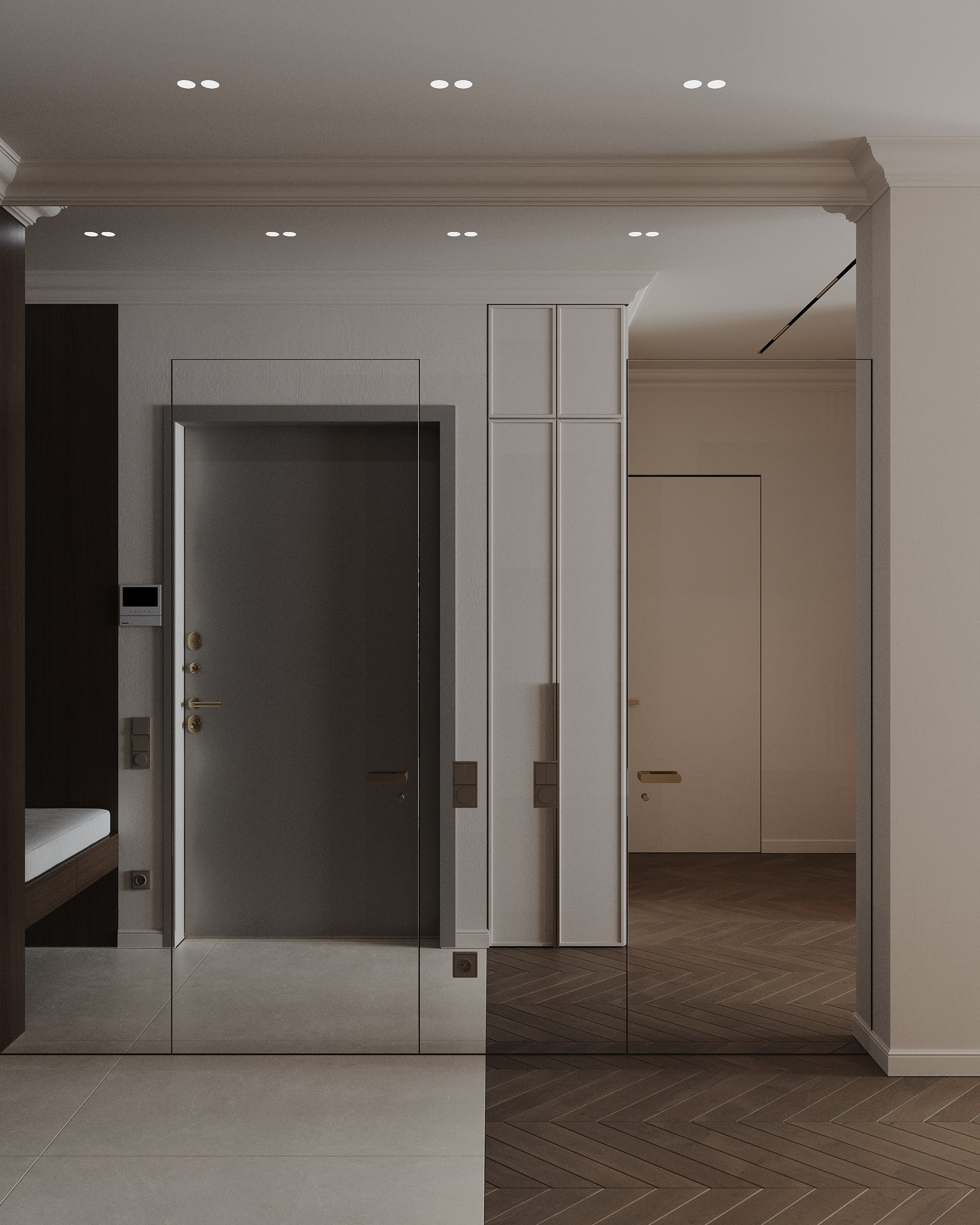 ЖК The One 65 кв.м, г. Санкт-Петербург. 3d визуализатор Анастасия Науменко