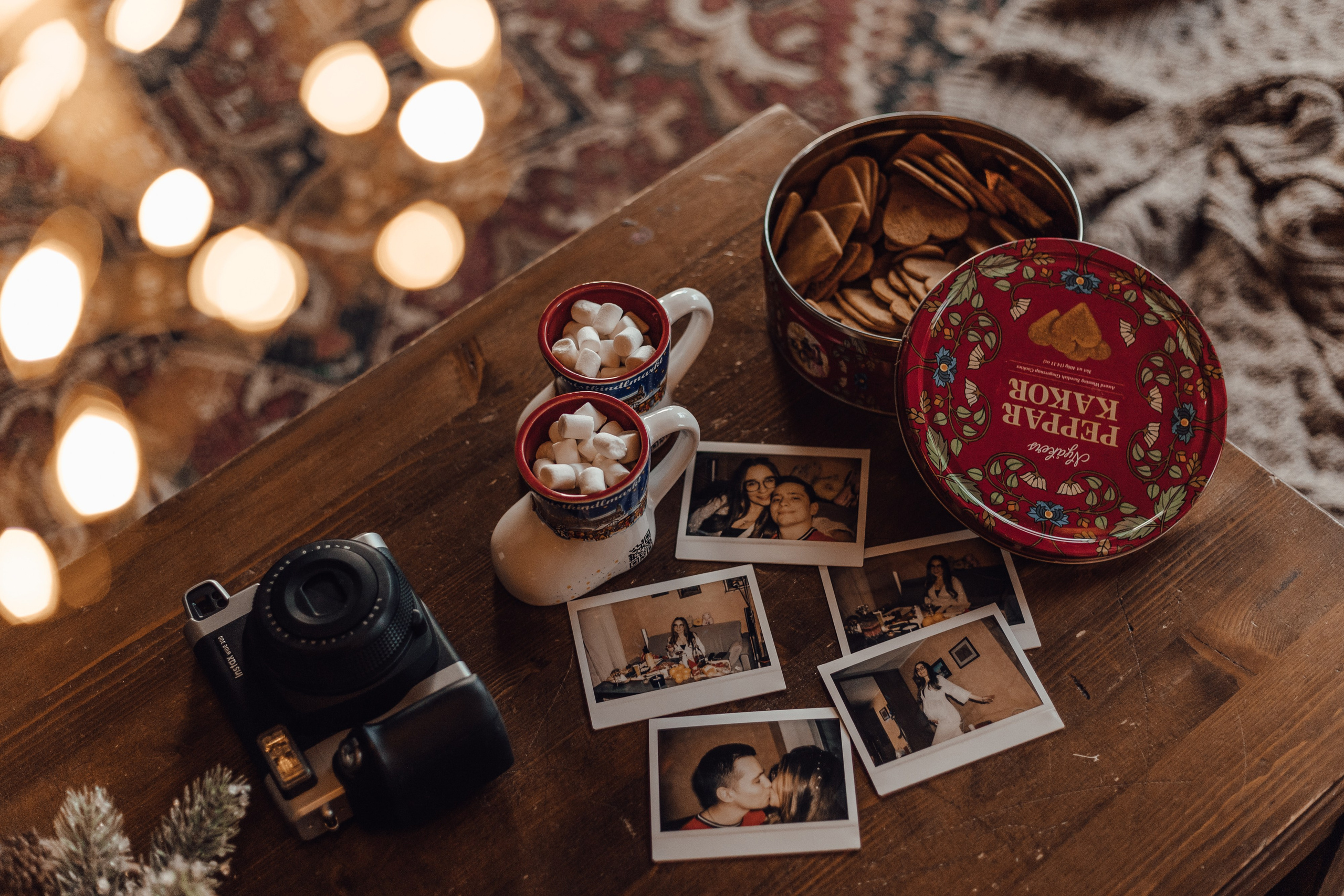 семейная новогодняя фотосессия в студии