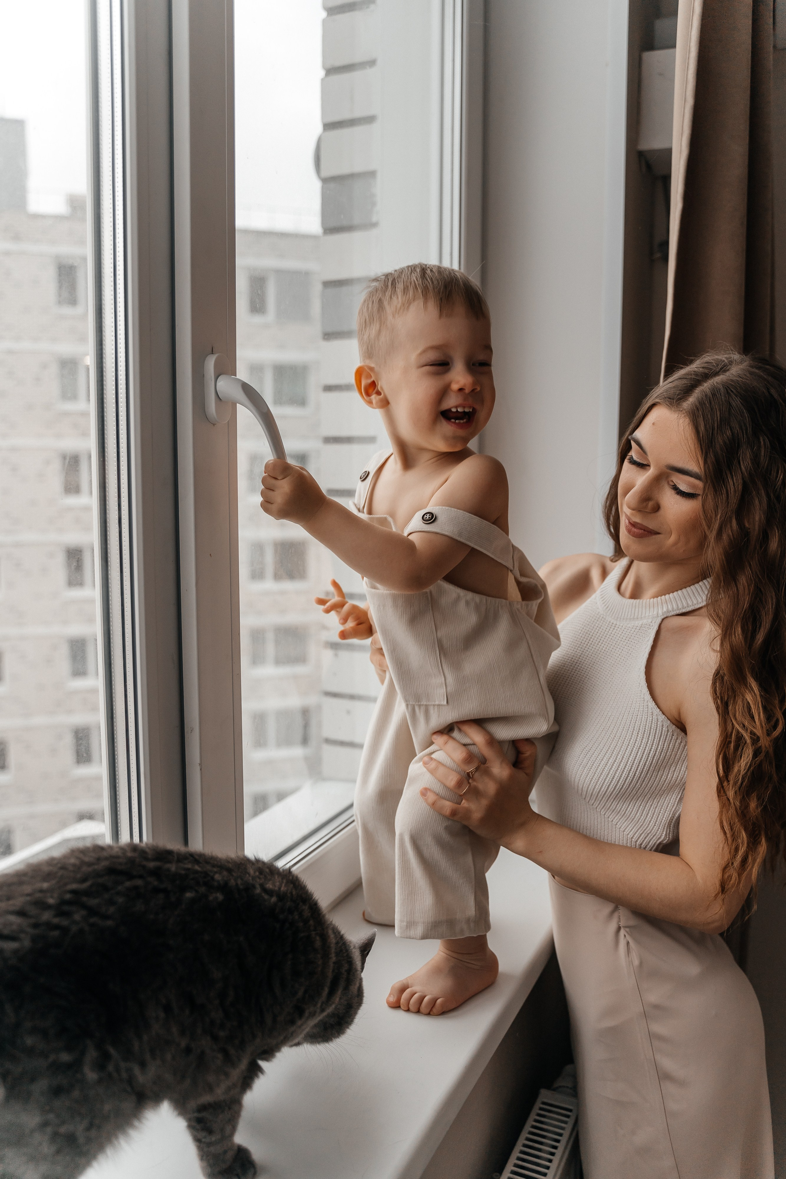 Вадим, Юля и Мирон. Волик Мария