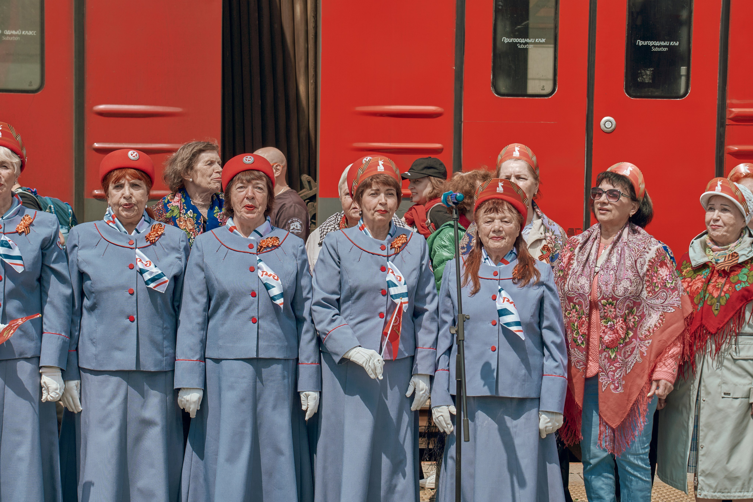 Поезд Победы!. Фотограф во Владивостоке