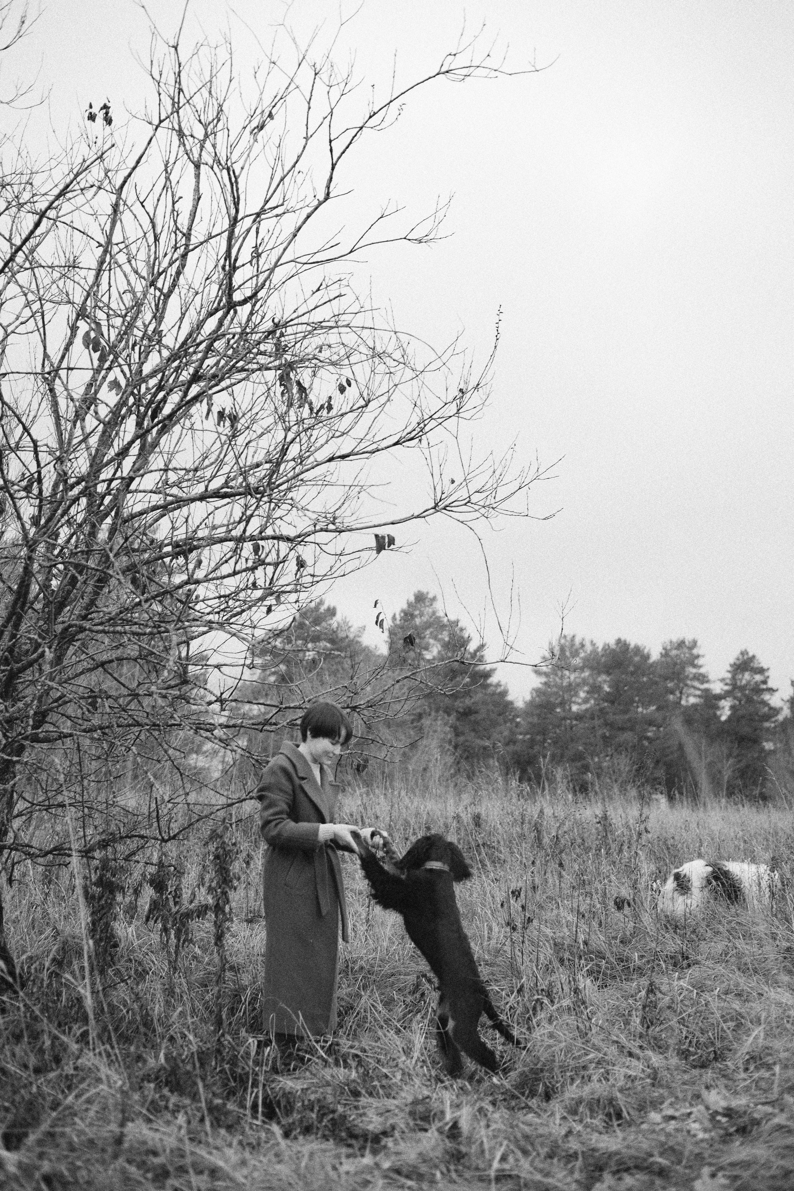 Даша, Глеб, Барс и Бруно. Фотограф-анималист Богданова Полина