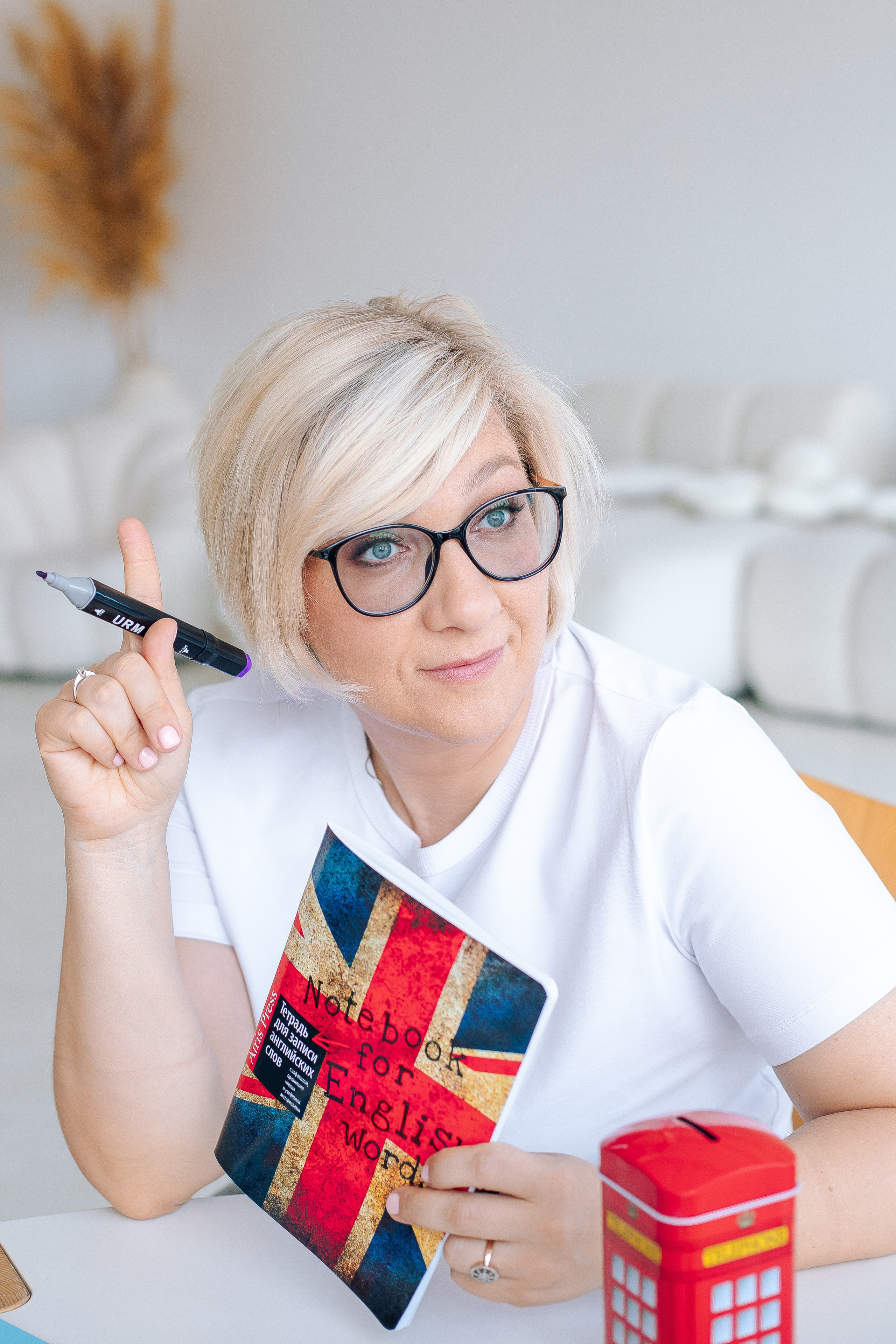 Фотосессия для преподавателя английского языка в фотостудии. Фотограф в Санкт-Петербурге, Анна Скворцова