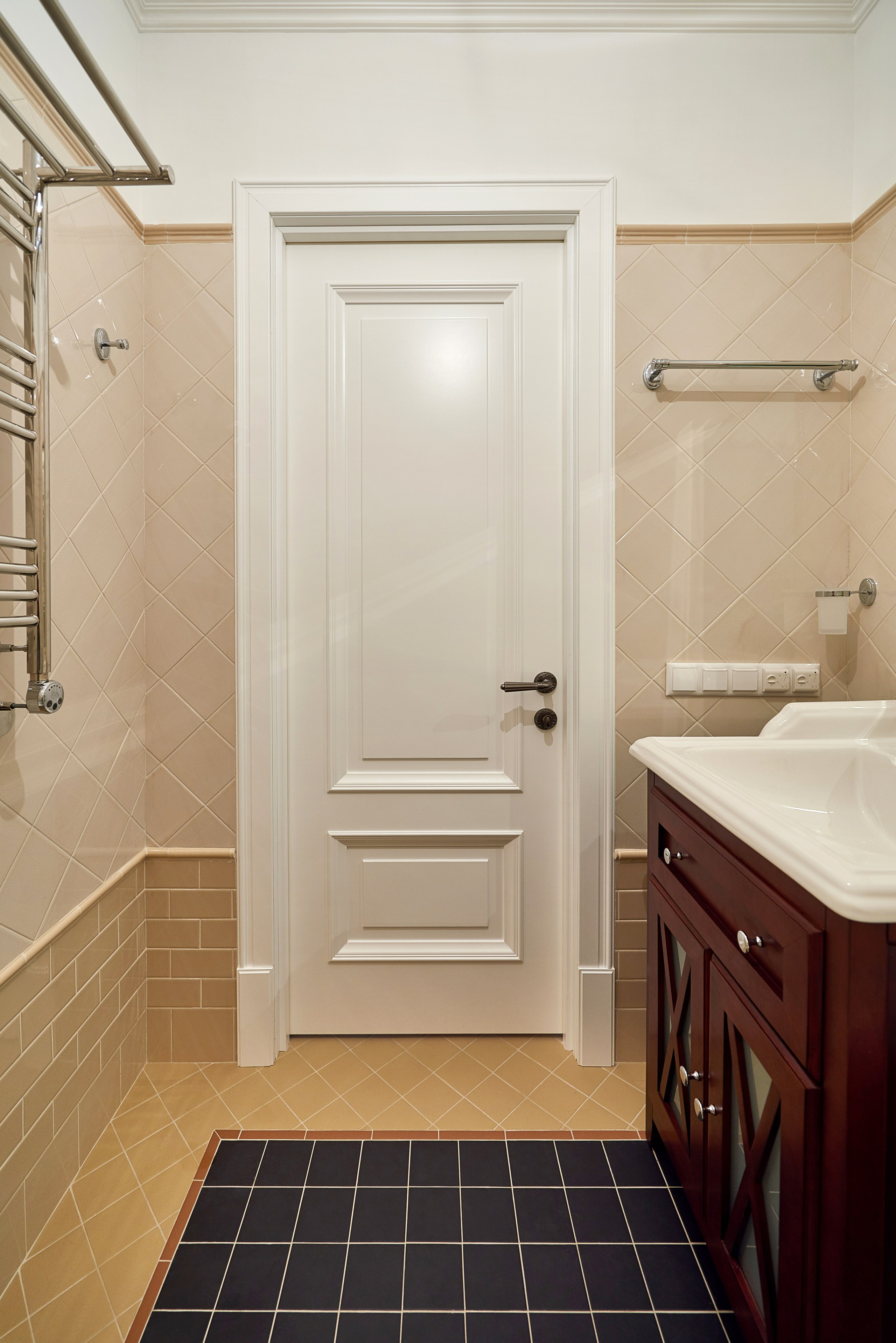 Дизайн интерьера 2-комнатной квартиры в классическом английском стиле в Москве. Ольга Саакян Ι Дизайн интерьера в Москве: планировка, подбор отделочных материалов, чертежи для строителей и надзор за ремонтом квартиры