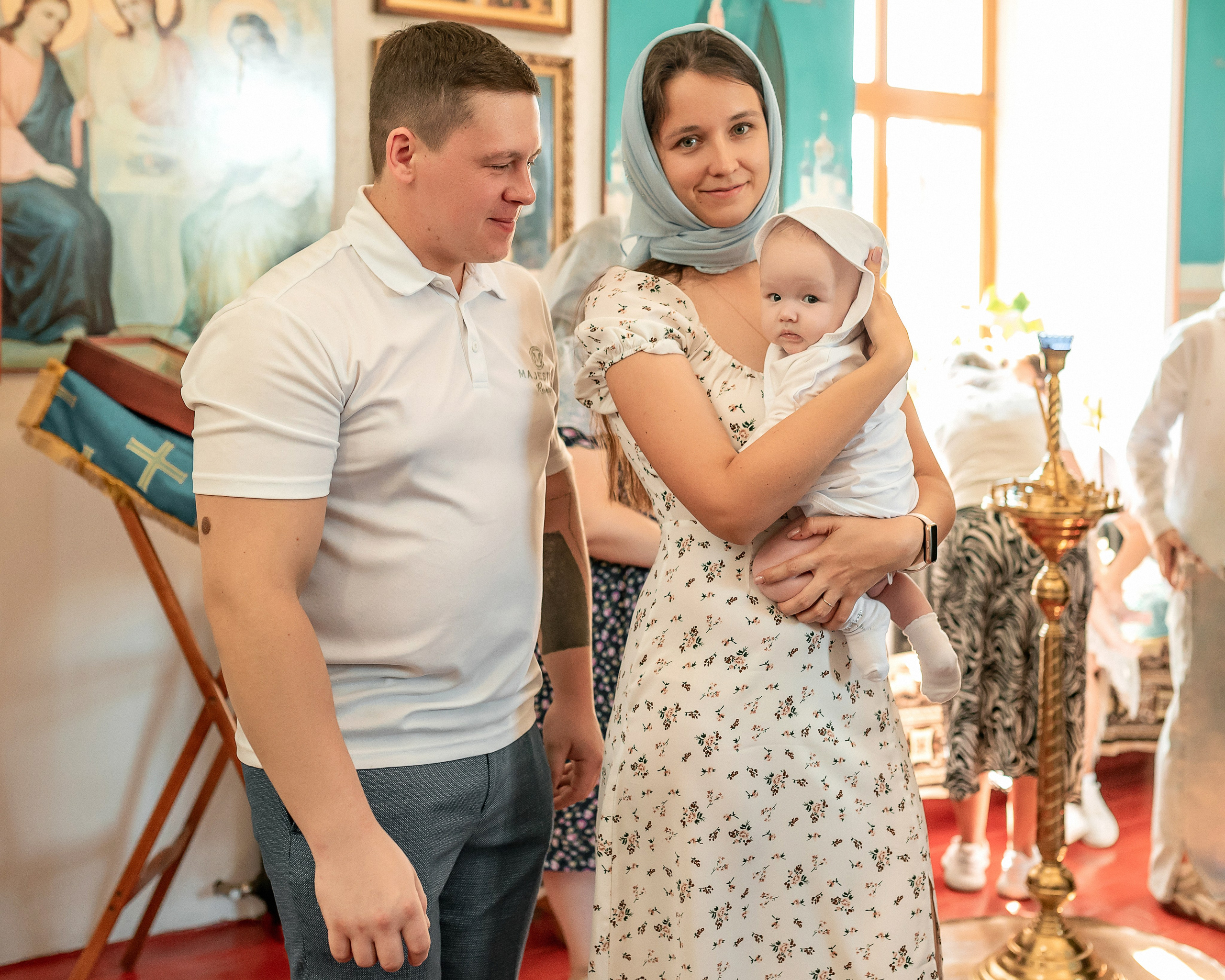 Крещение Коленьки. Семейный и детский фотограф Наталья Горда