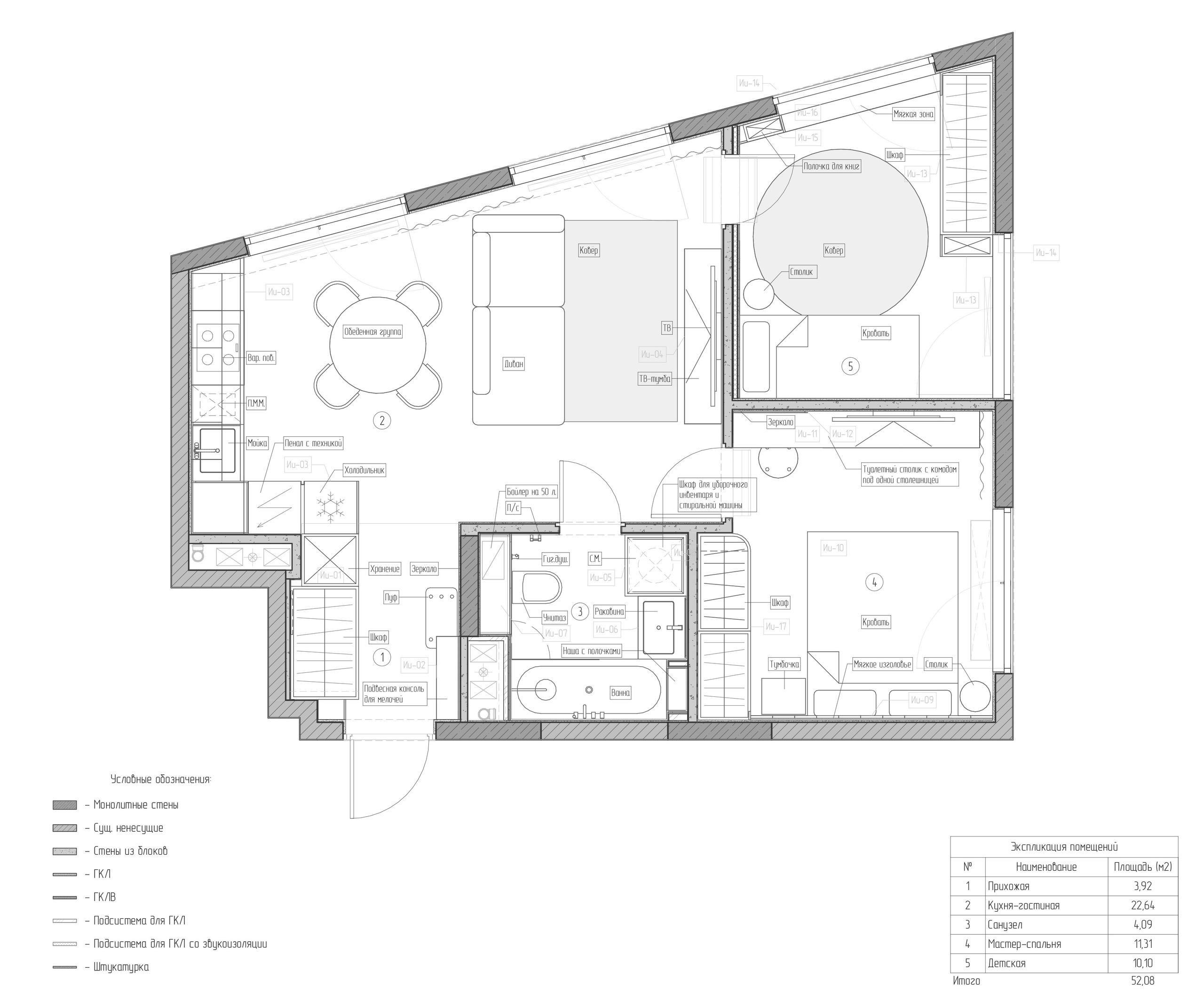 ЖК «LEVEL Нагатинская». Дизайнер интерьера Екатерина Маркова