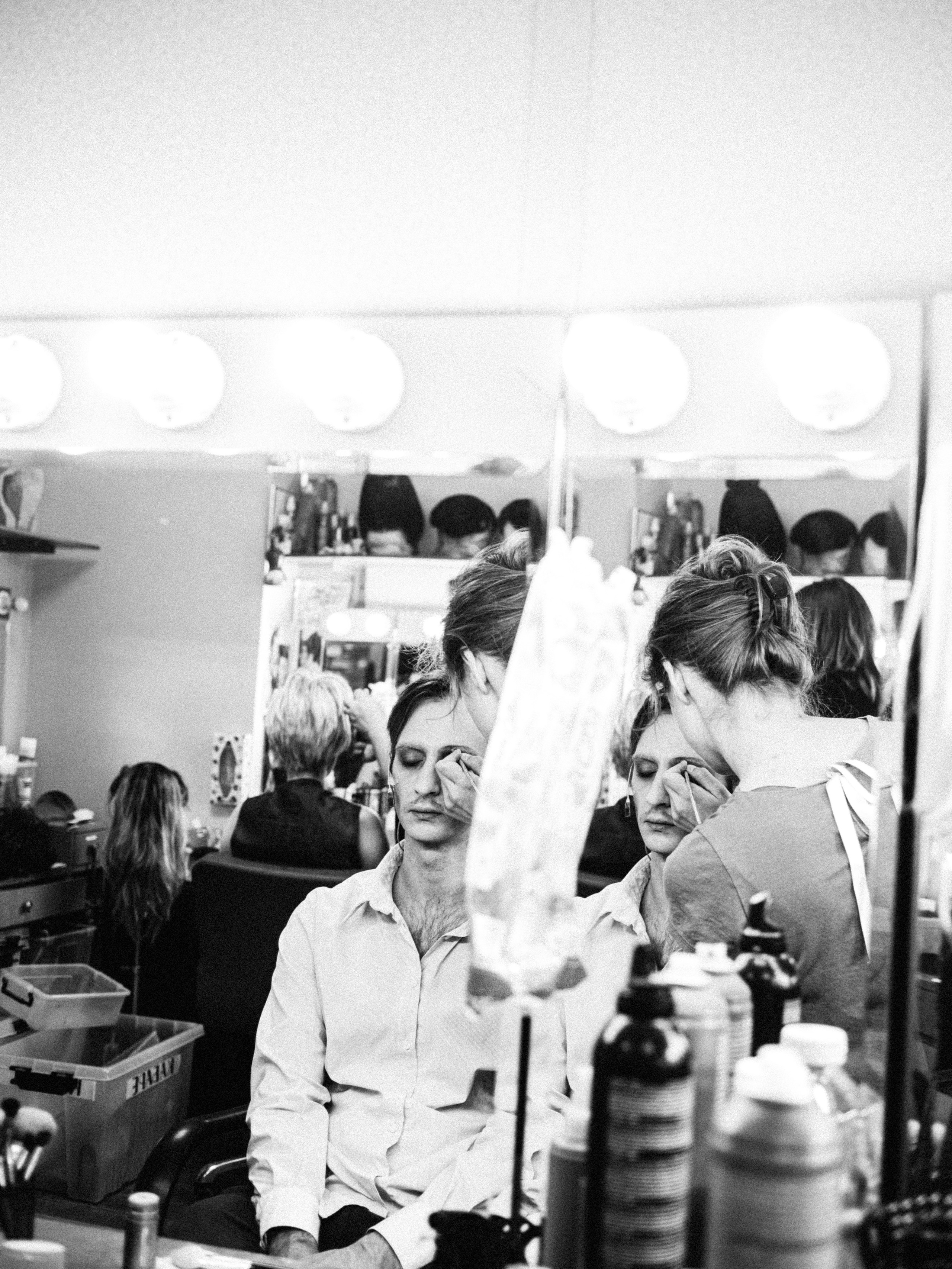 Theatre backstages. Portrait and backstage photographer Nina Crane